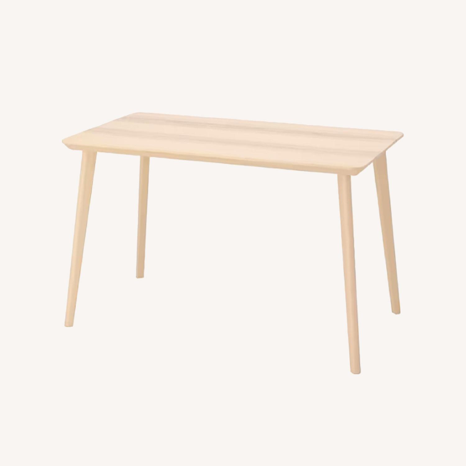 IKEA Lisabo Dining Table, Ash Veneer AptDeco