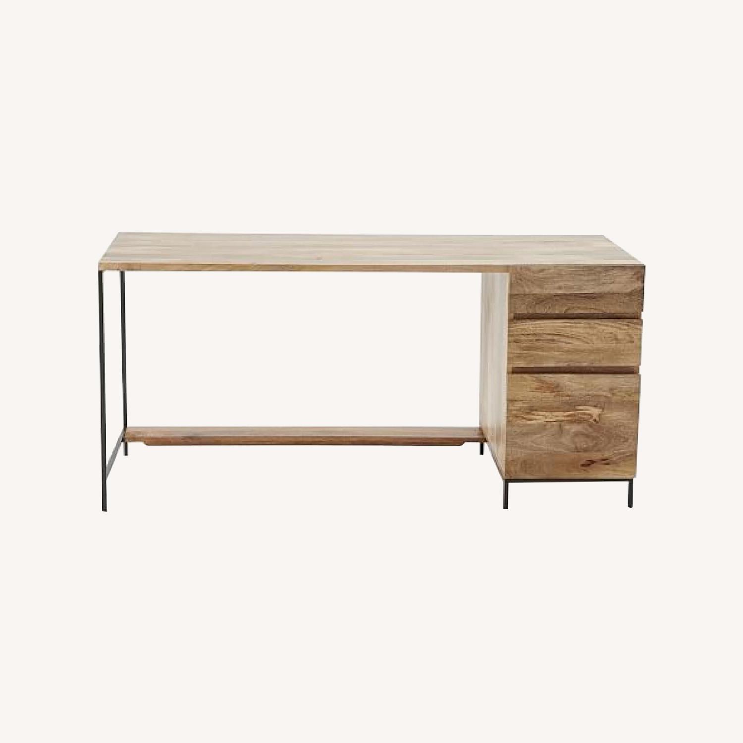 West Elm Industrial Storage Desk AptDeco