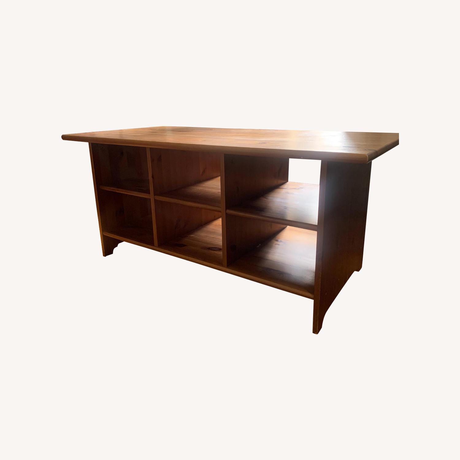 Antique Brown Coffee Table - image-0