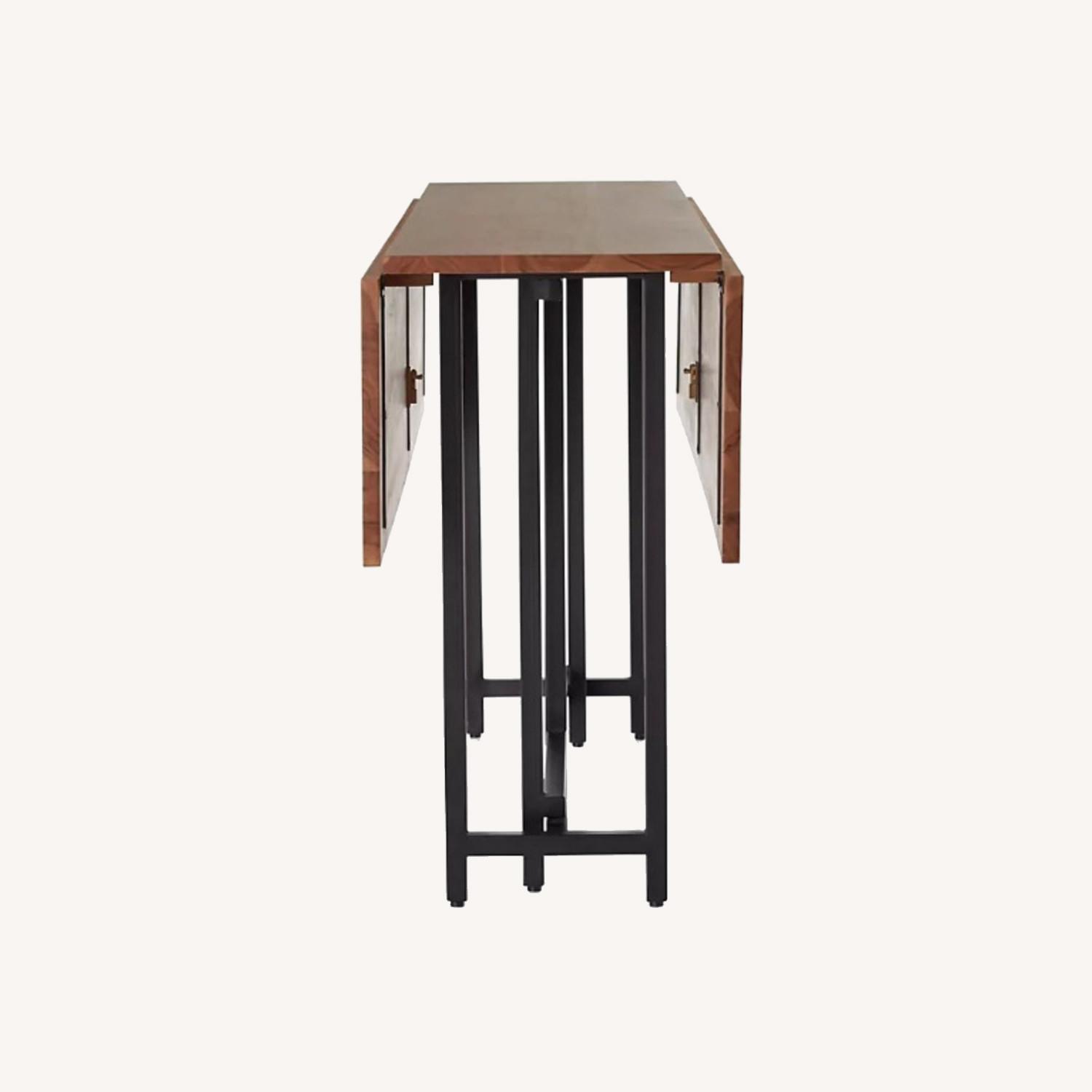 Origami Drop Leaf Rectangular Dining Table - image-0