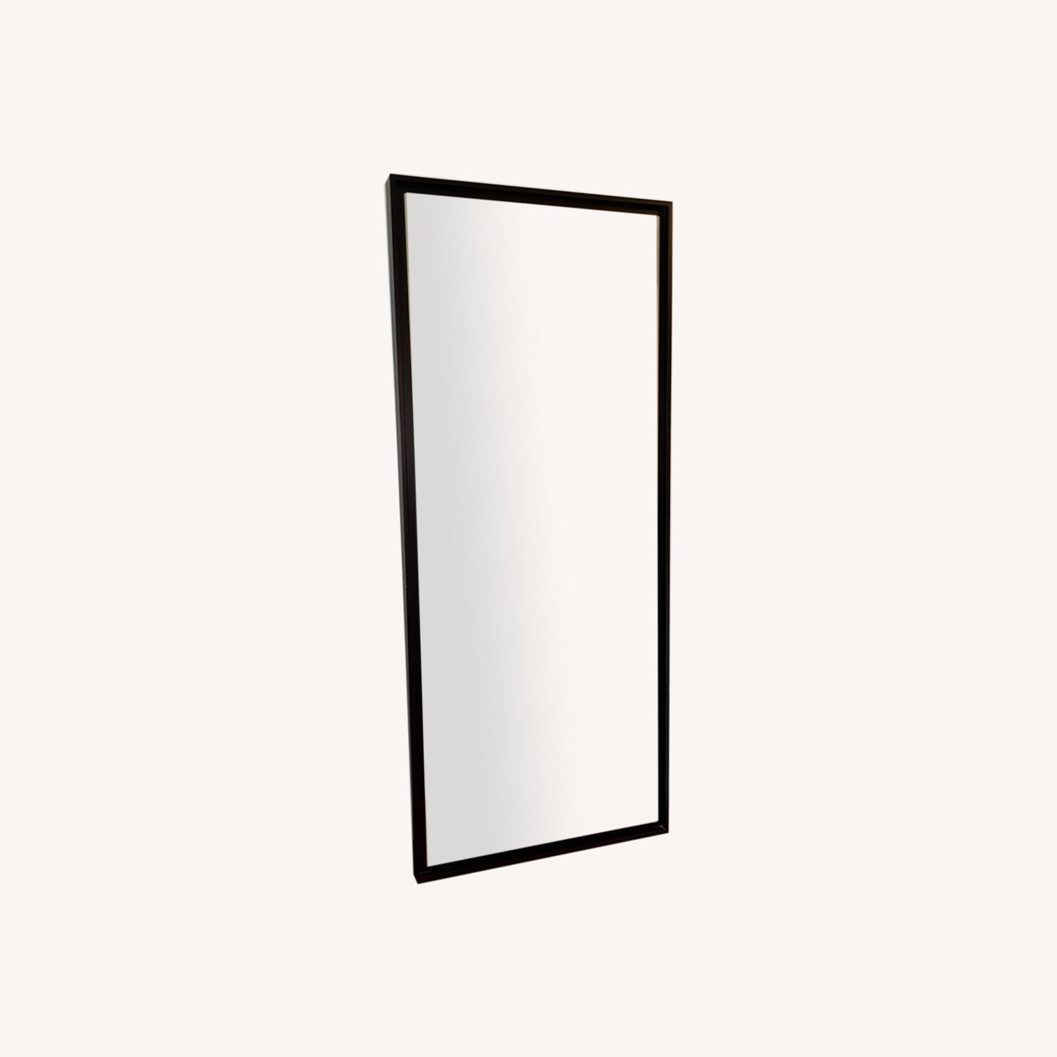 West Elm Floating Wood Floor Mirror (Chocolate) AptDeco