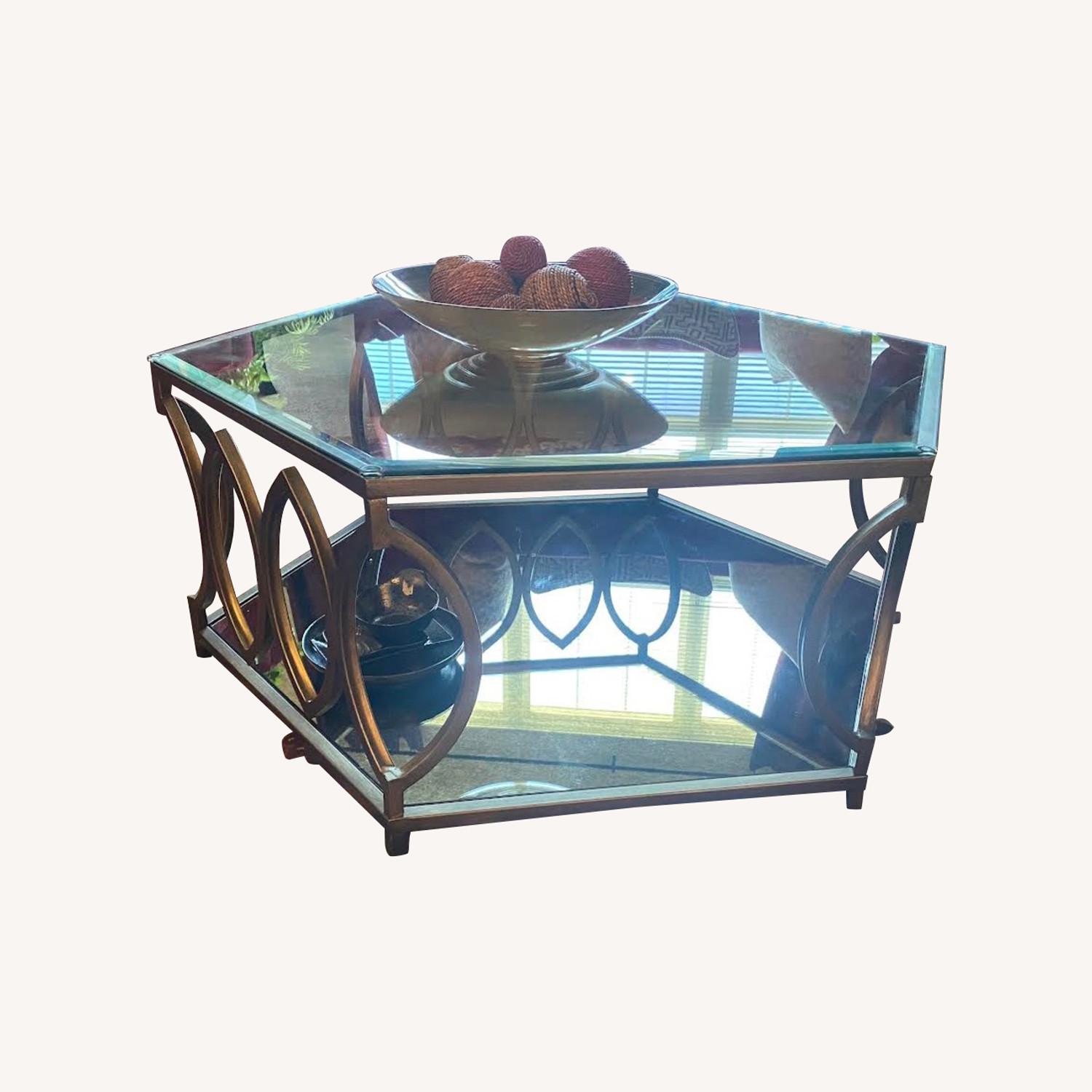 Santa Barbara Glass Cocktail Table - image-0