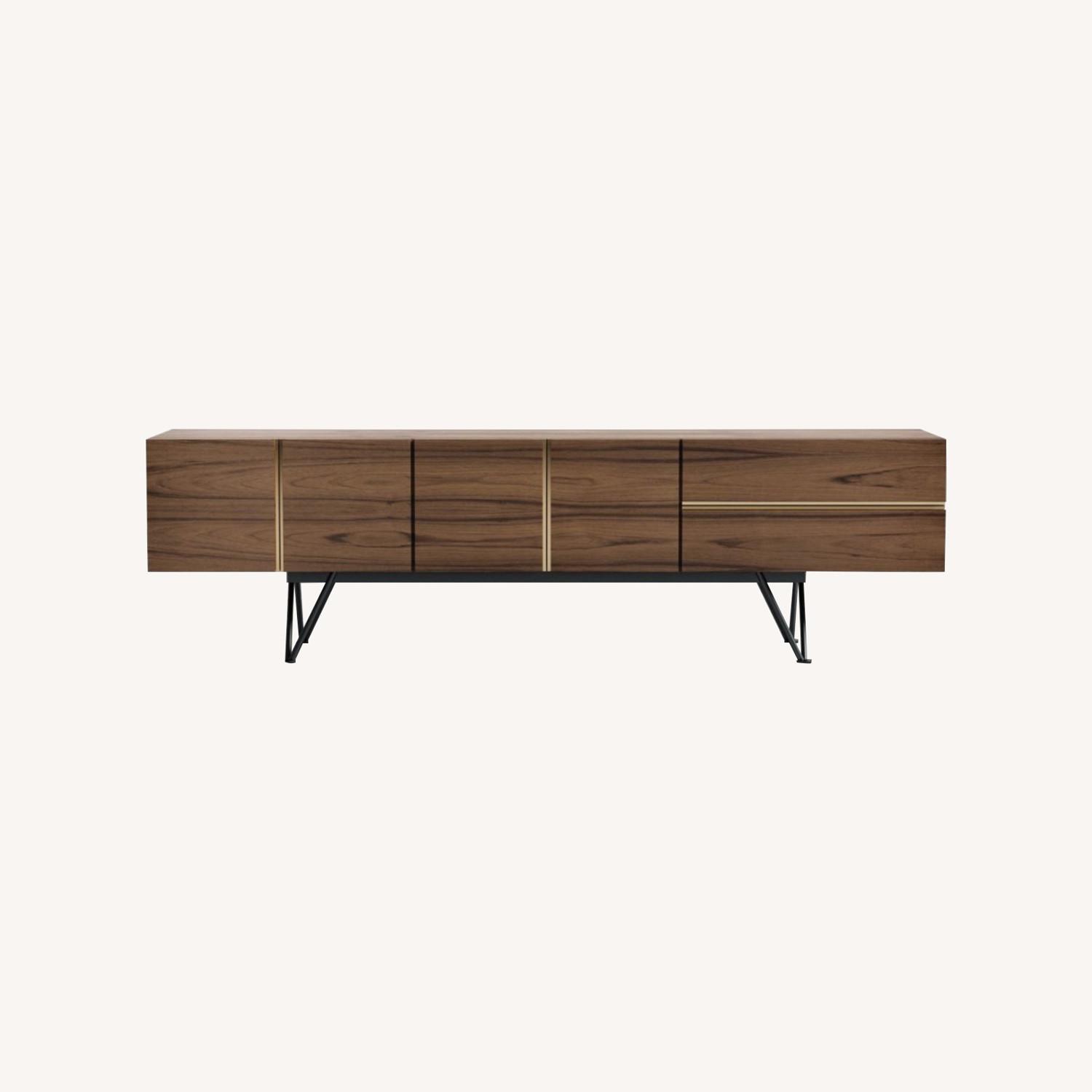 Walnut Media Console - image-4