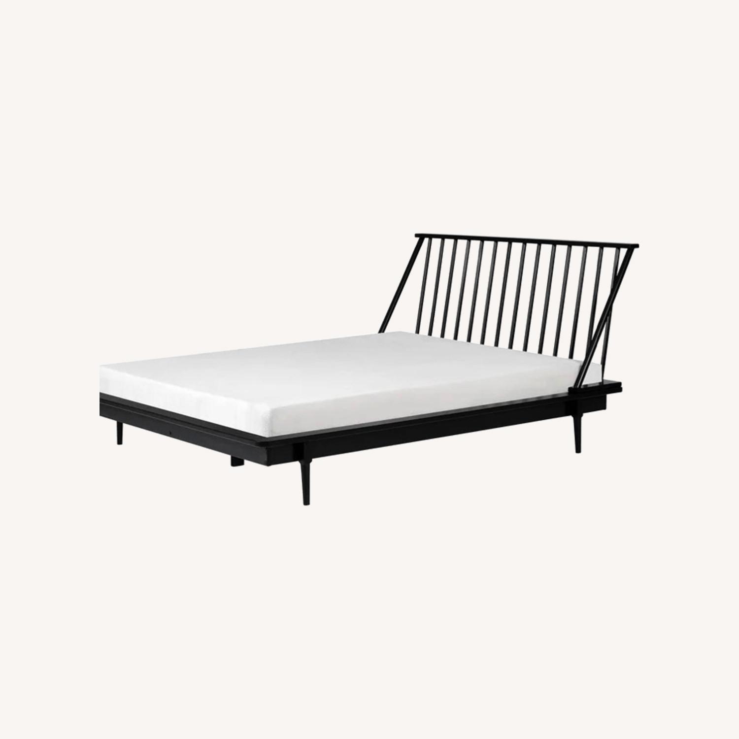MCM Black Spindle Bed AptDeco