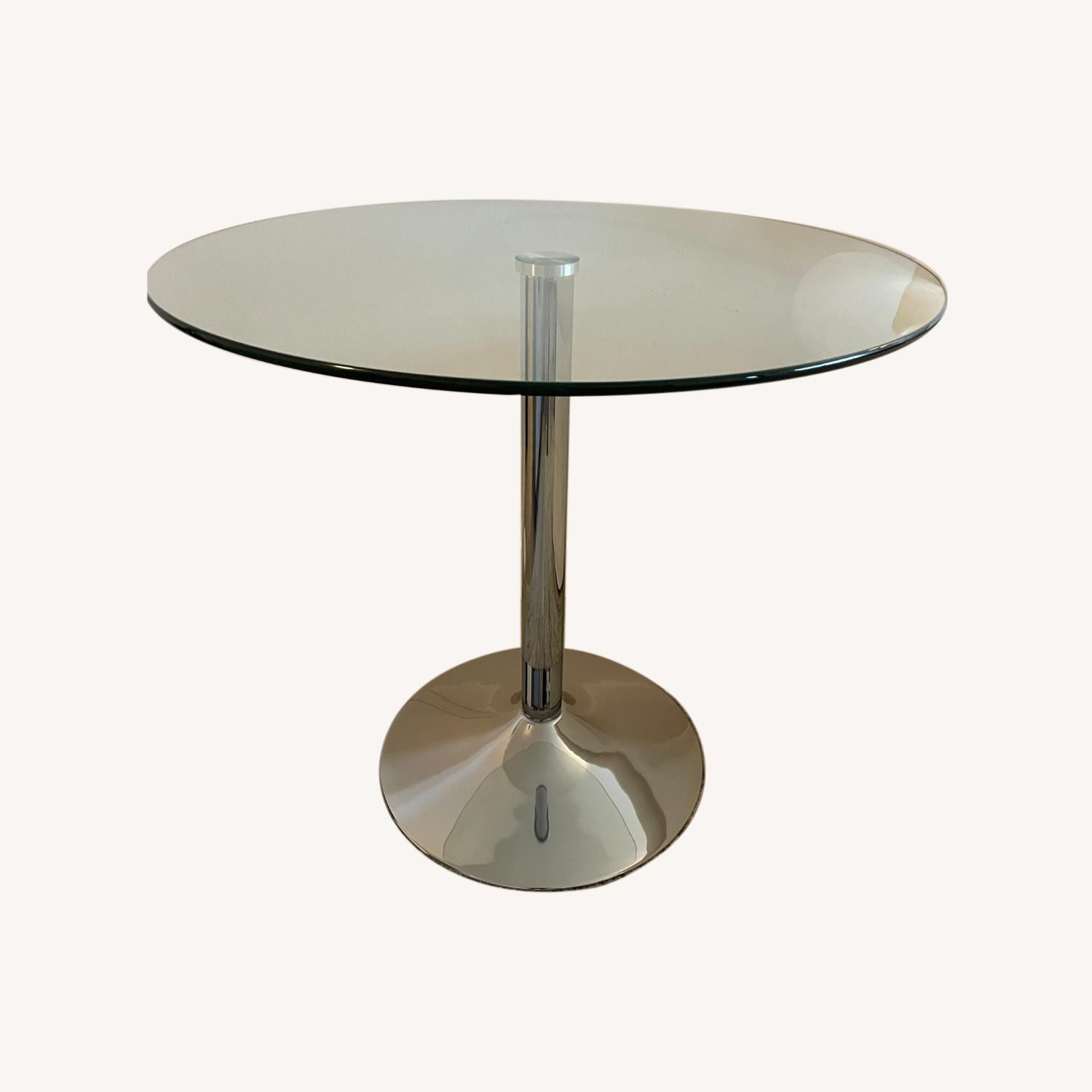 Small Round Glass Dining Table AptDeco