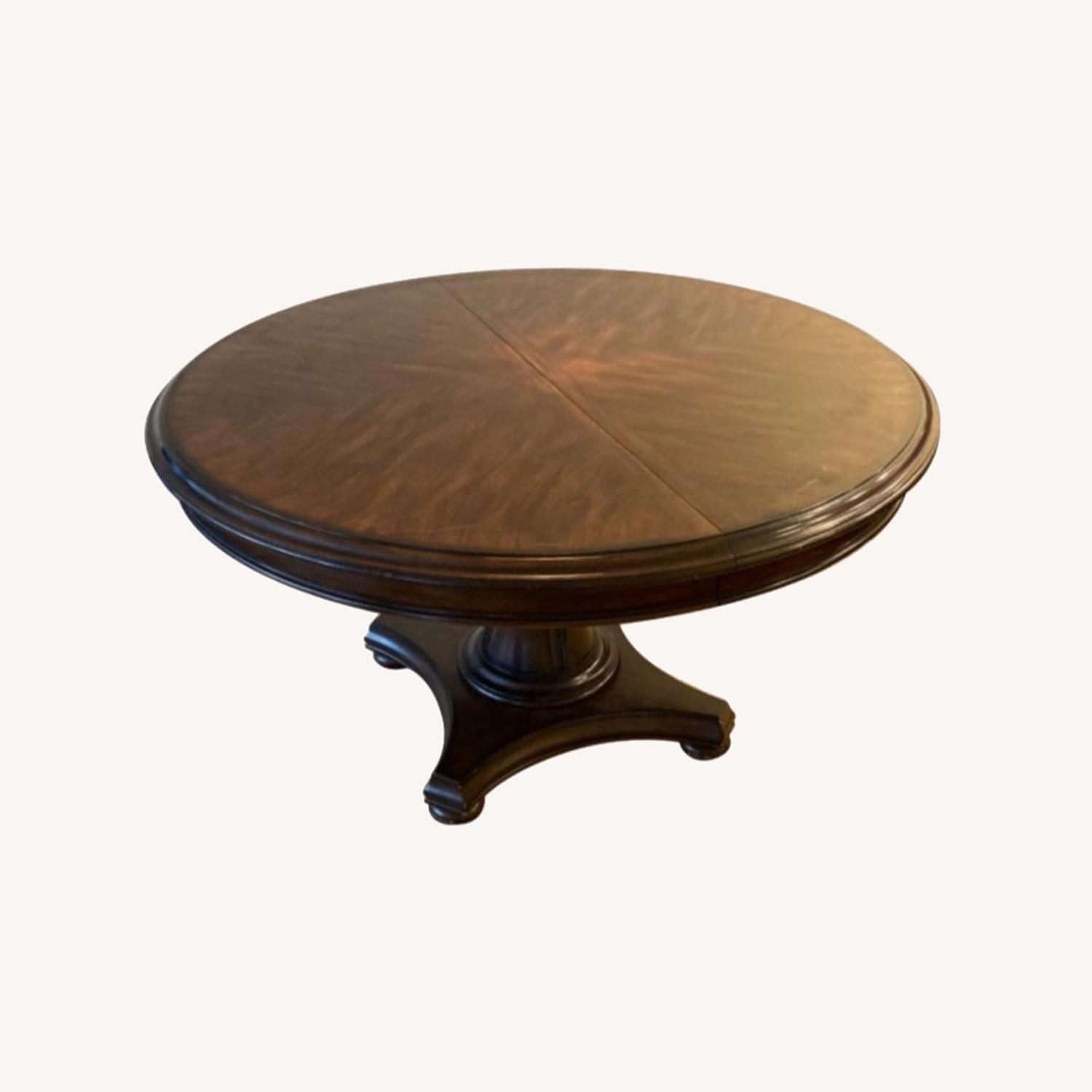 Bernhardt Round Expandable Dining Table - image-0