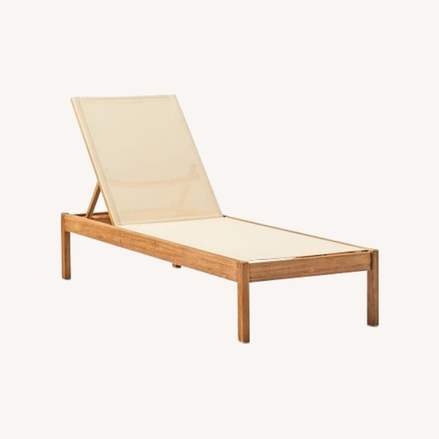 West Elm Playa Outdoor Textaline Chaise Lounger AptDeco