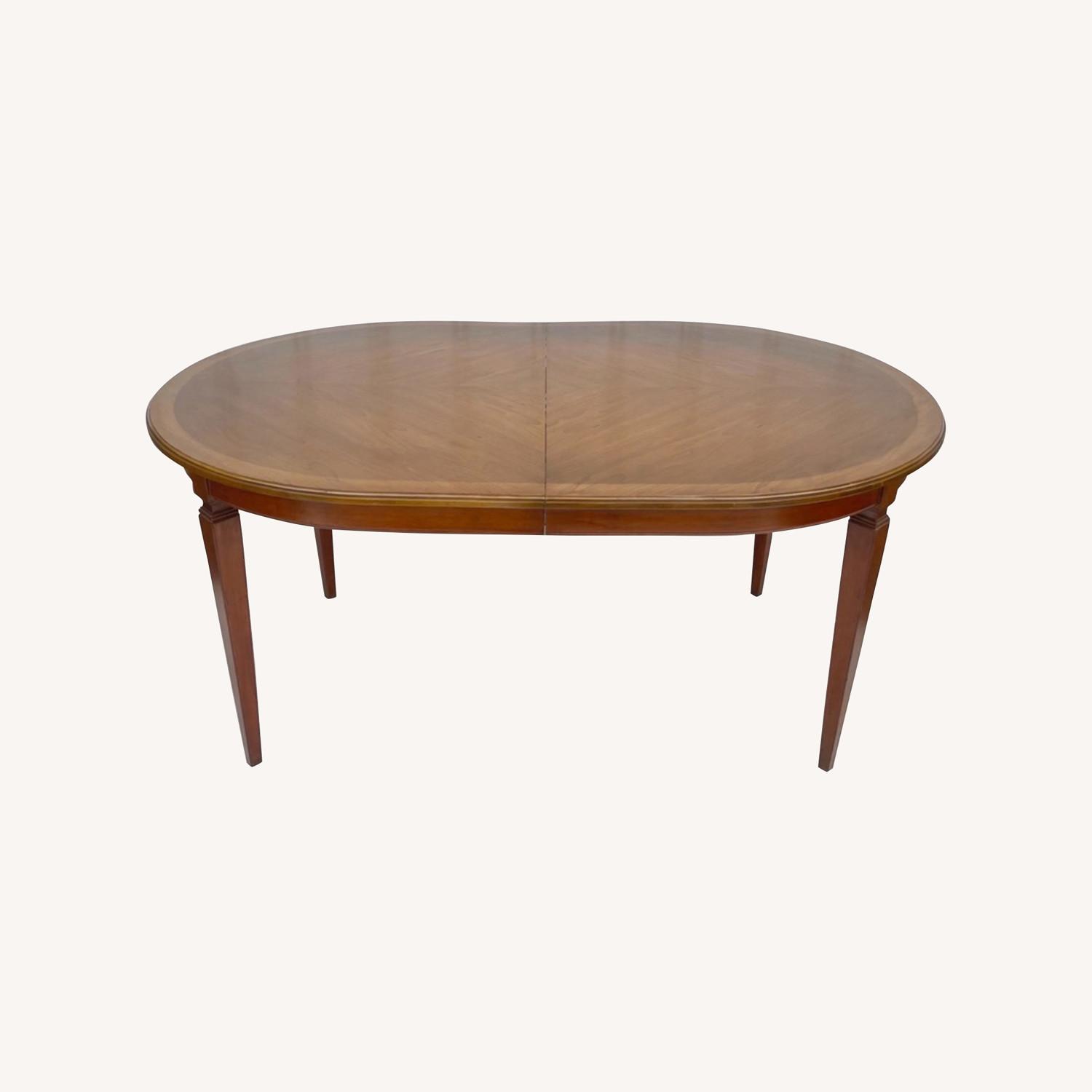 Mid Century Modern Vintage Table with Extension - image-0