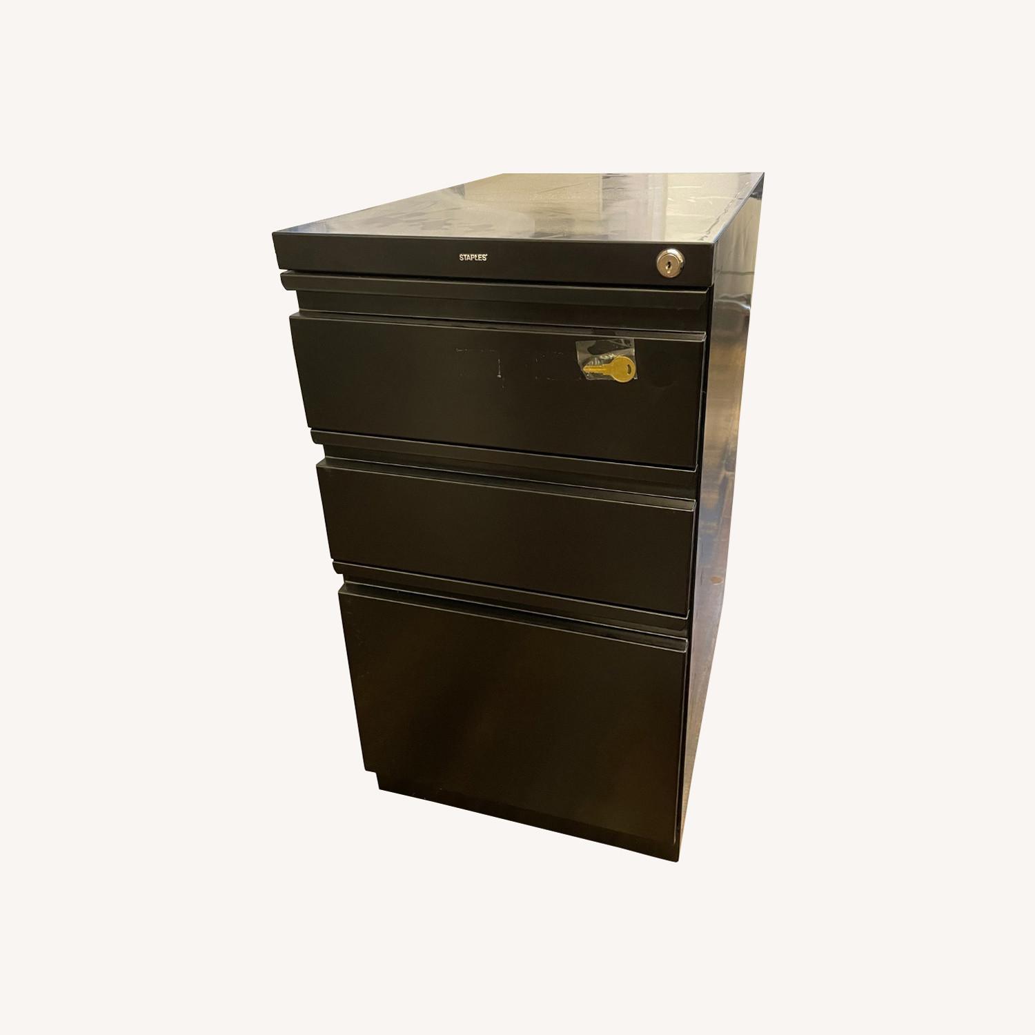 Staples Black Metal Filing AptDeco