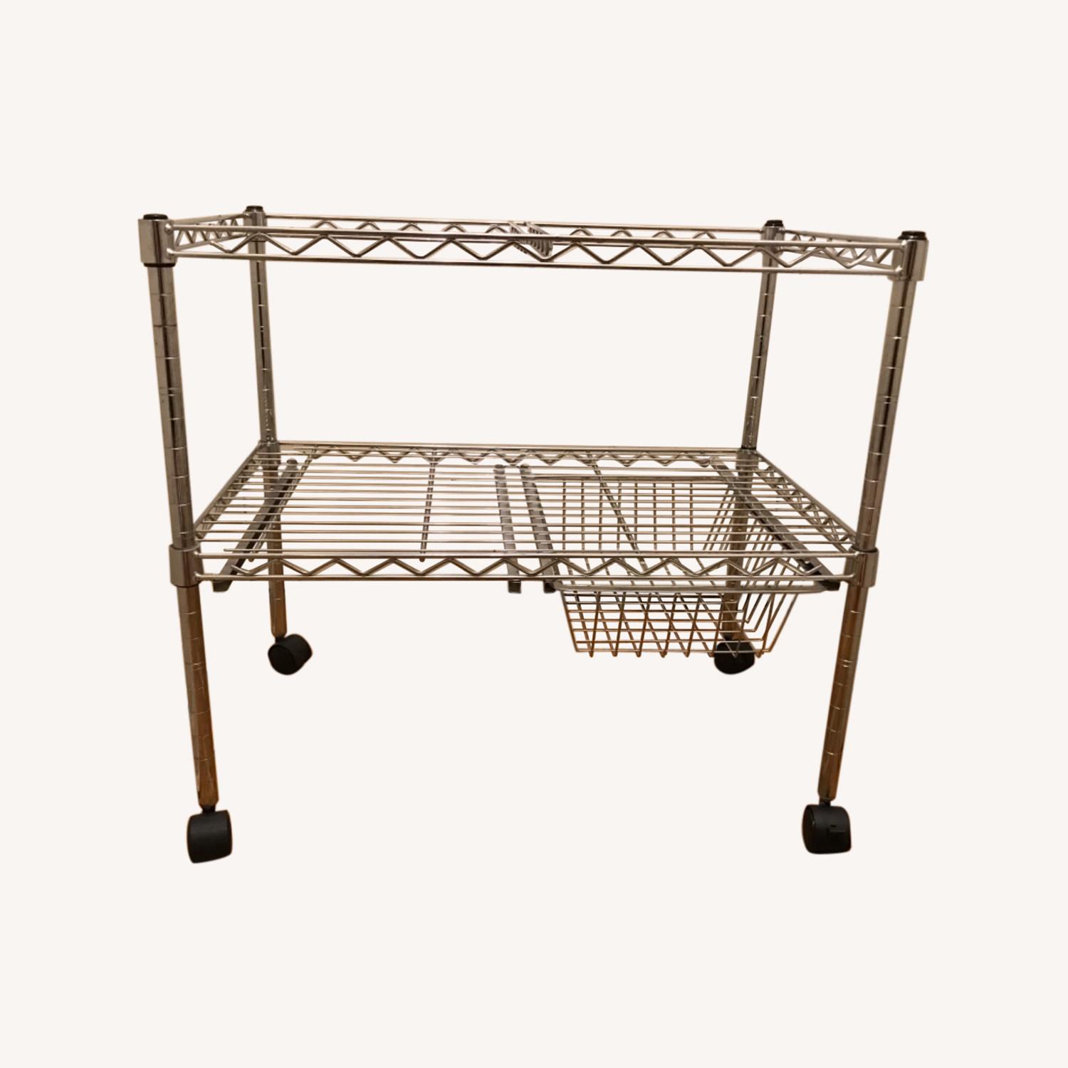 Metal Filing Cart - image-0