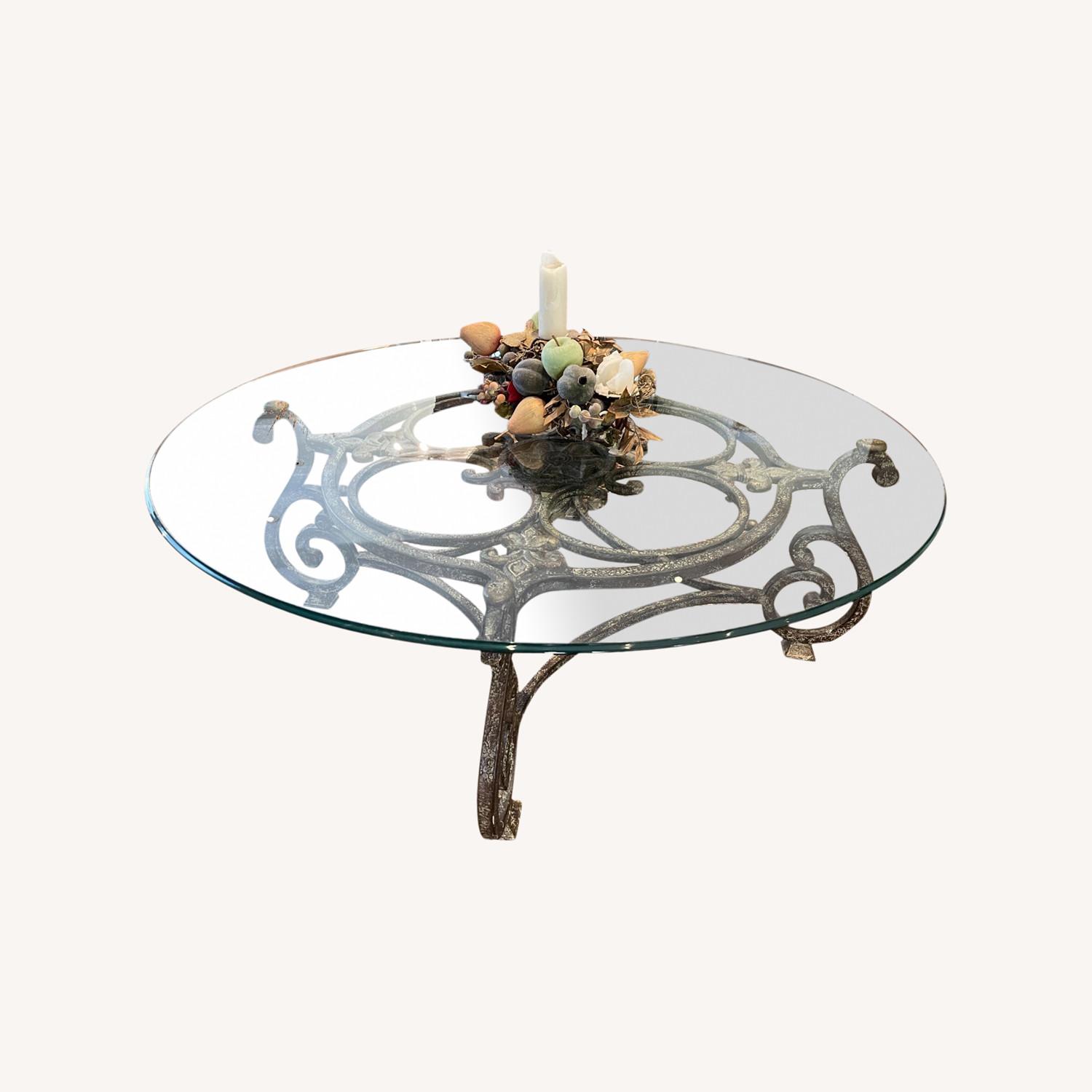 Thomasville Glass Coffee, Sofa and Side Tables AptDeco