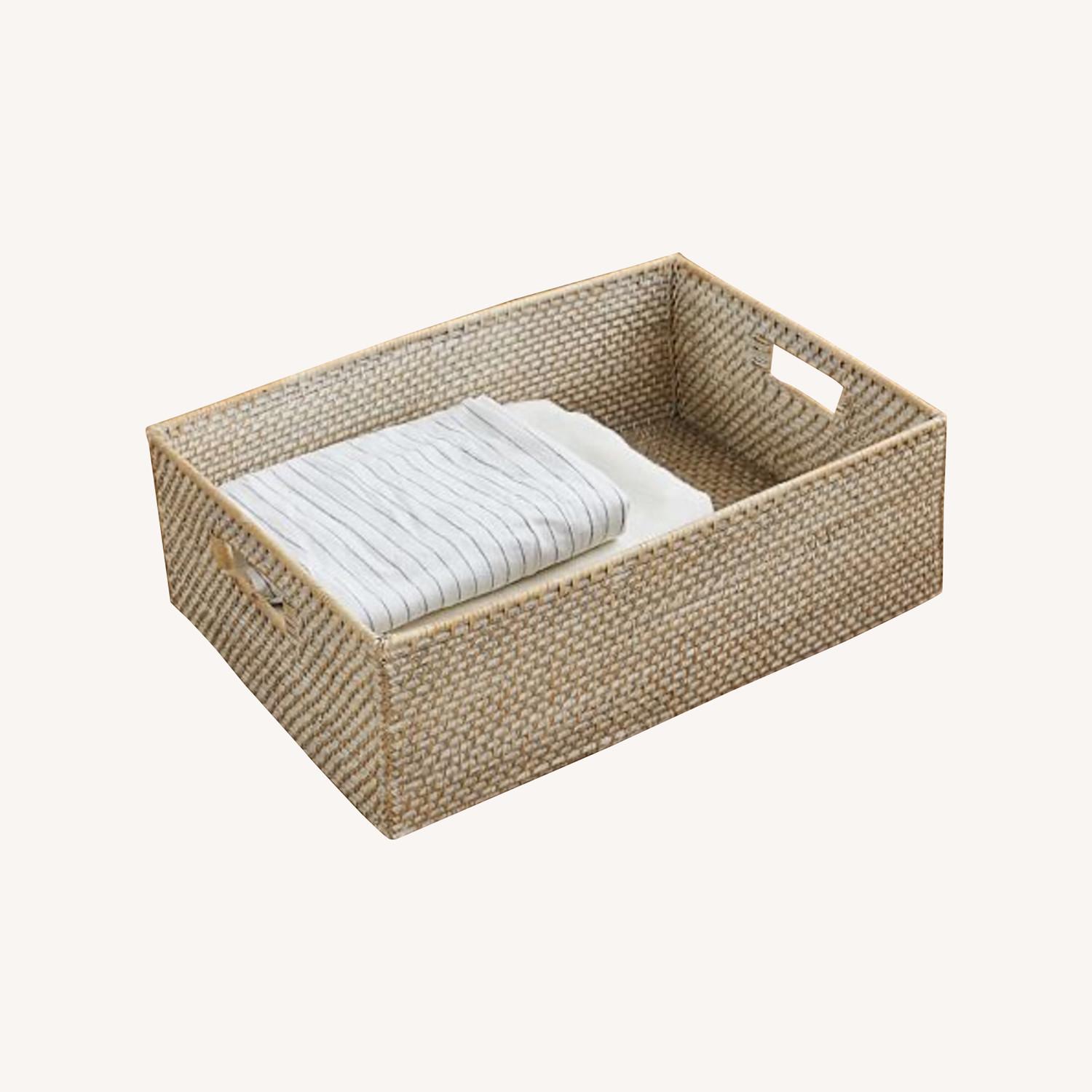 West Elm Modern Weave Underbed Baskets AptDeco