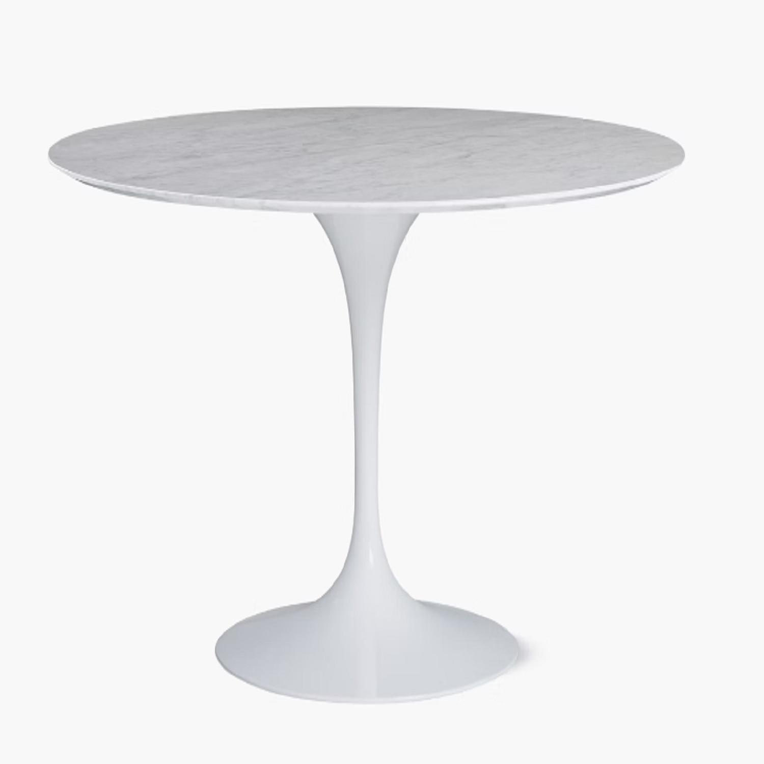 DWR Saarinen Dining Table 54" Round w White Base - image-4