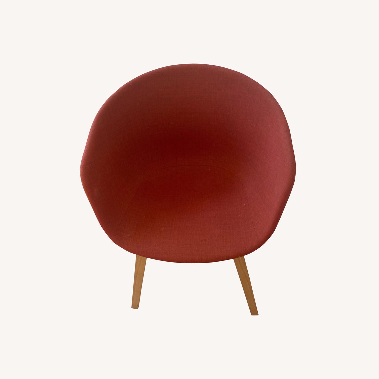 DWR Set of 4 About A Chair 23 Dining Chairs in RED AptDeco