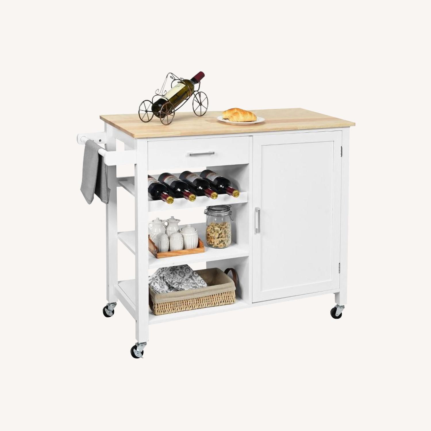 Costway Kitchen Island Cart and Storage AptDeco