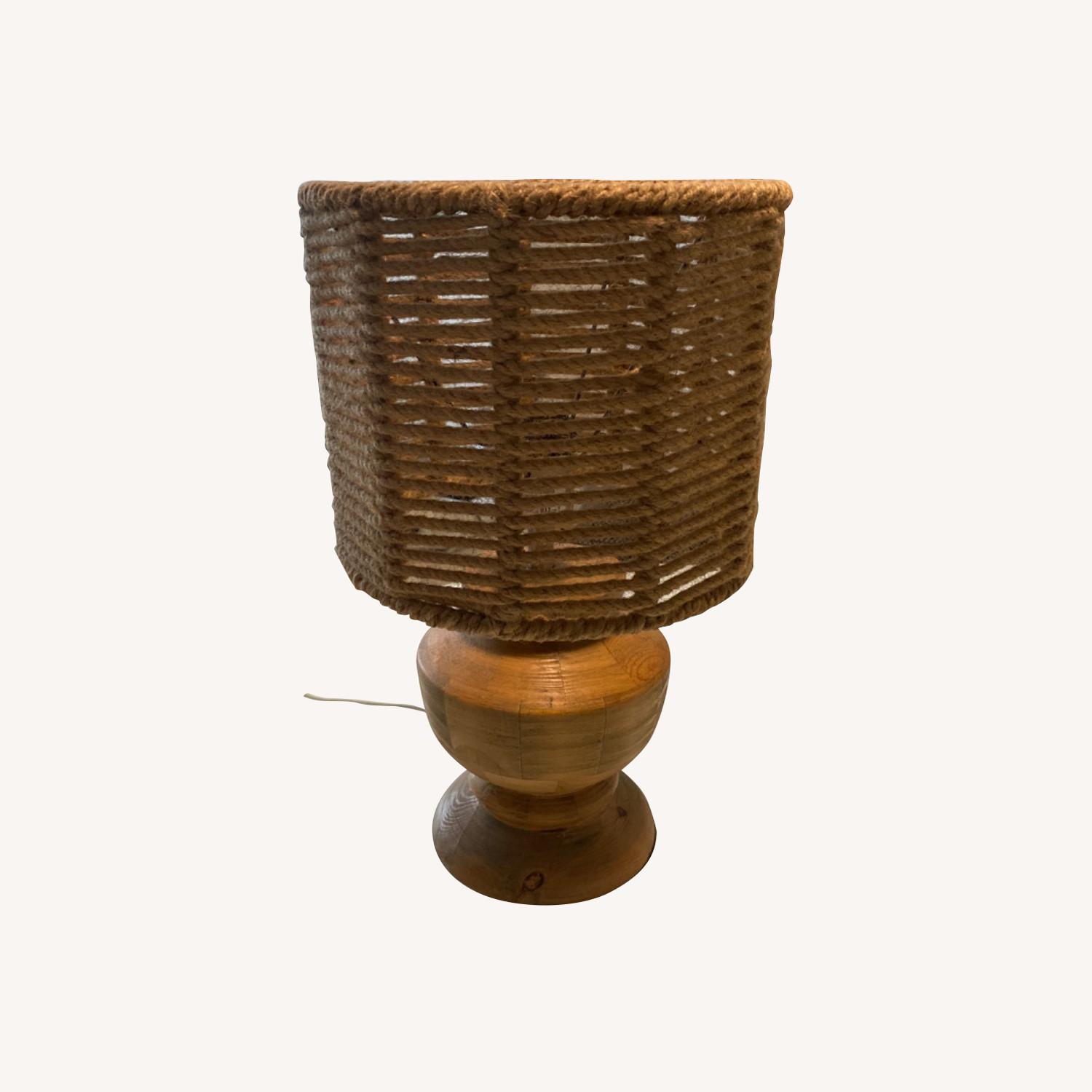 Pottery Barn Kids Wooden Table Lamp - image-0