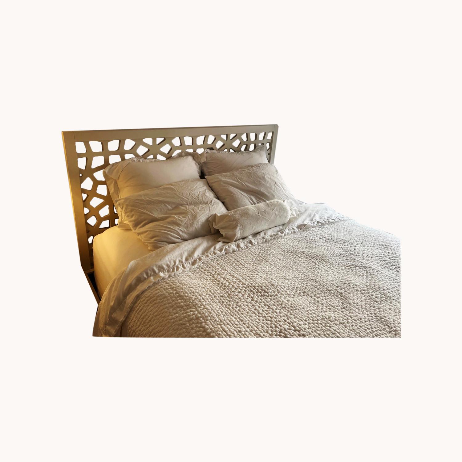 West Elm Queen Morocco Headboard AptDeco