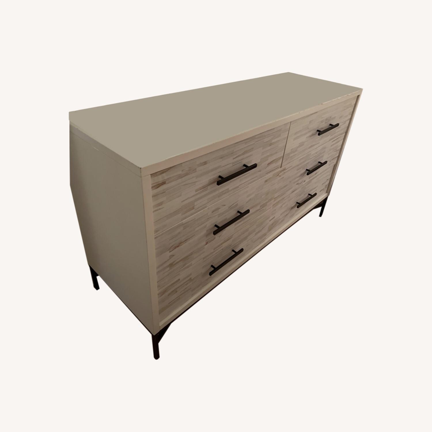 West Elm Dresser in Light Tile Pattern - image-0