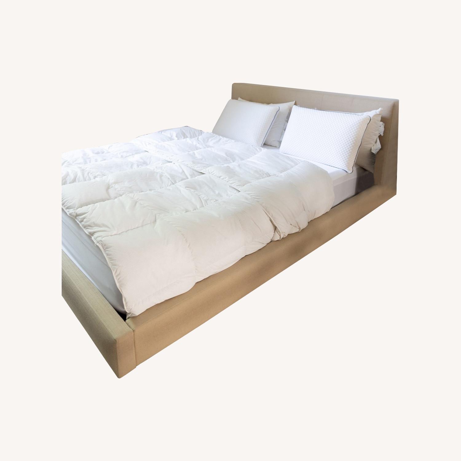 Crate and Barrel TATE Queen Size Bed AptDeco