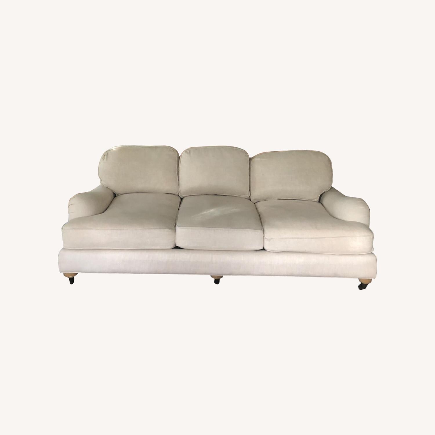 Restoration Hardware Three Seat Cushion Sofa AptDeco