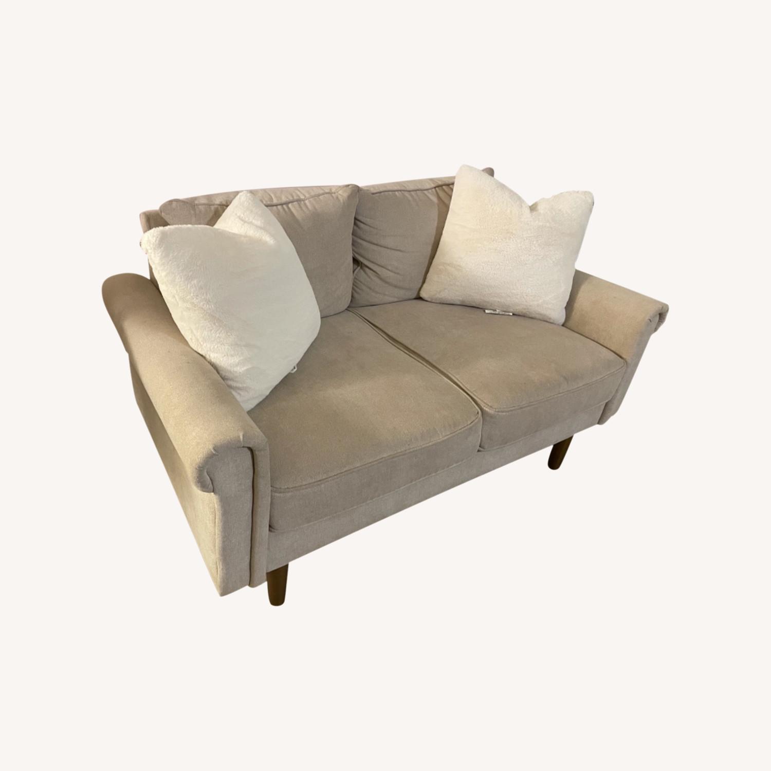 Wayfair Beige 2 Seater Sofa AptDeco