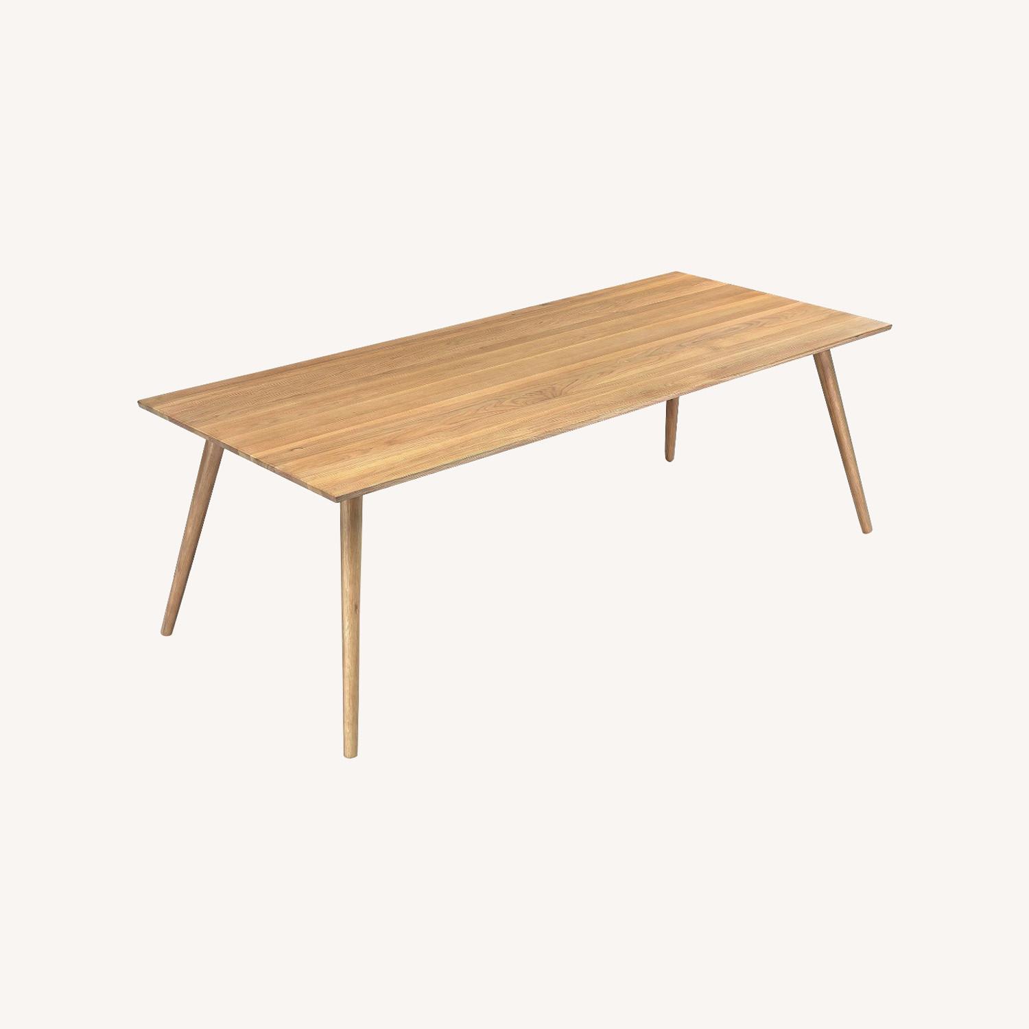 Article Mid Century Modern Seno Oak Table - image-0