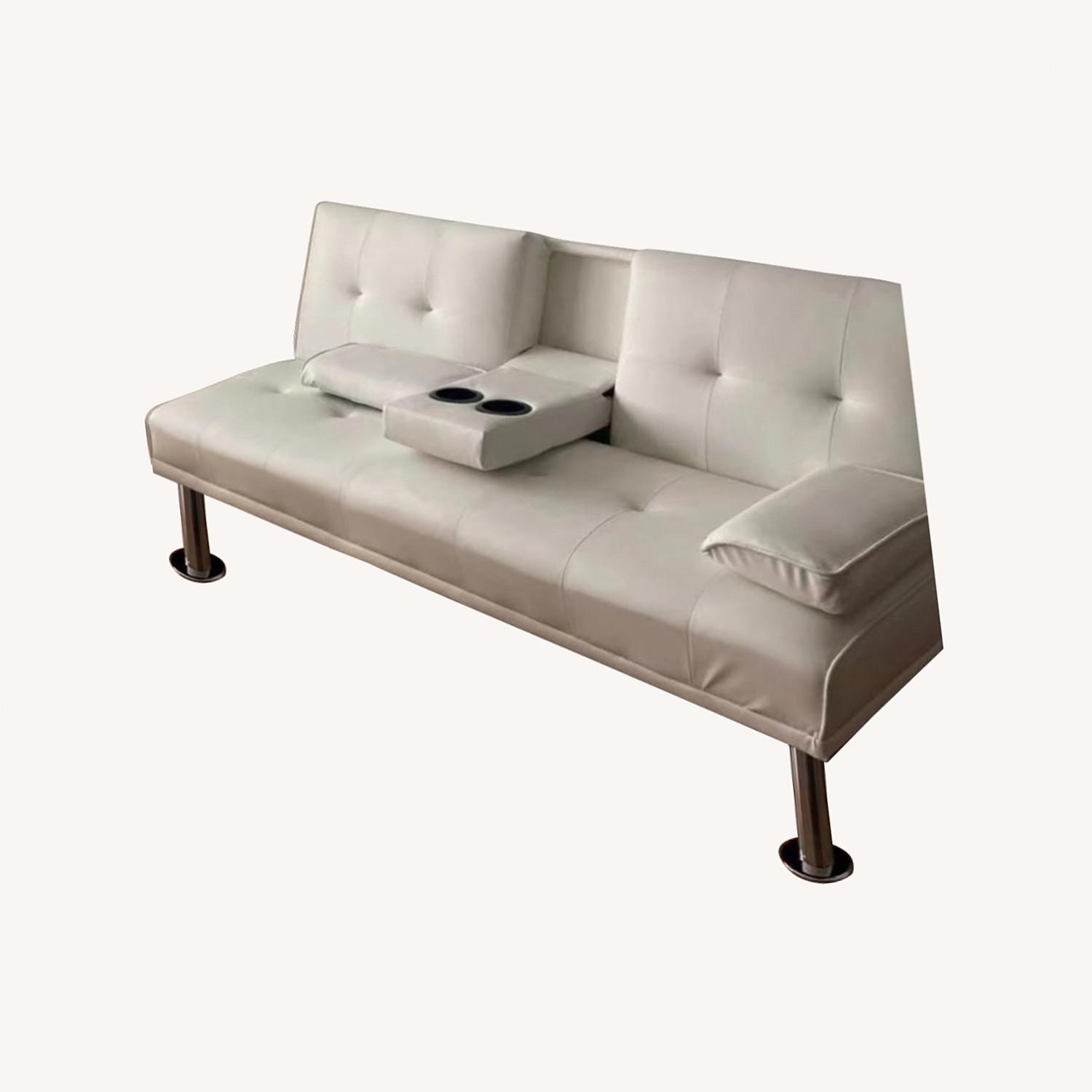 IKEA White Sofa Bed AptDeco