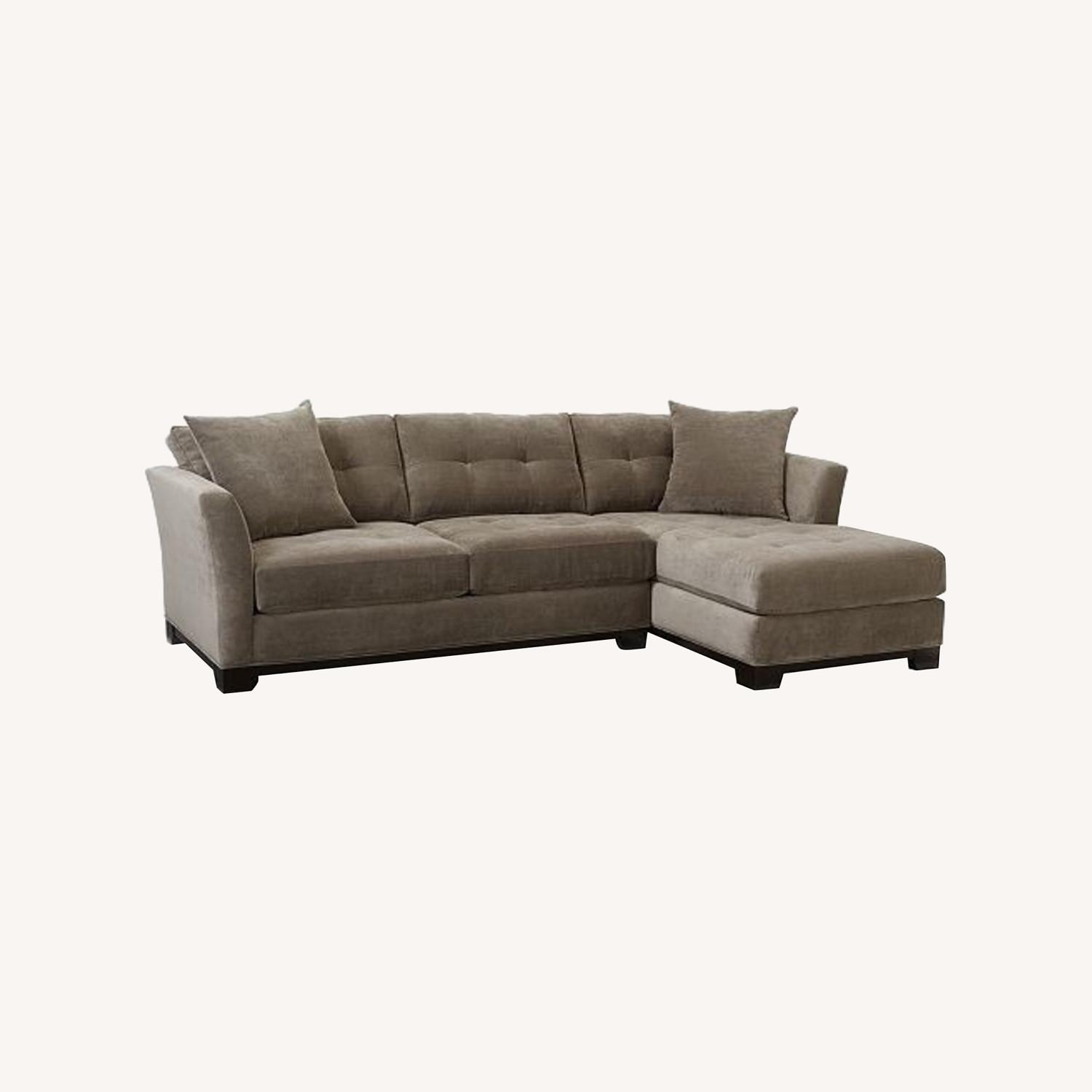 Jonathan Lewis Grey Sectional Sofa - image-0