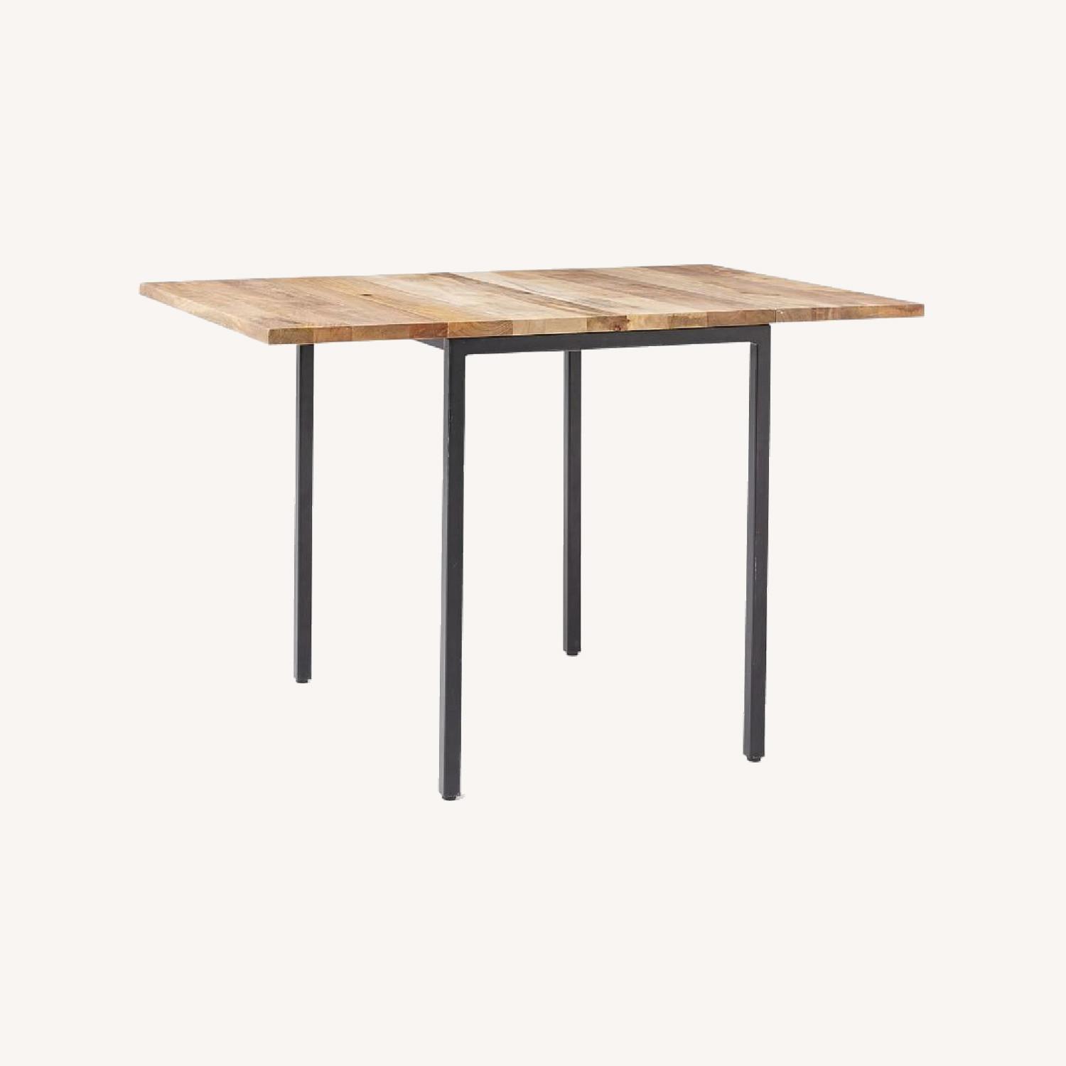 West Elm Drop Leaf Expandable Table - image-0