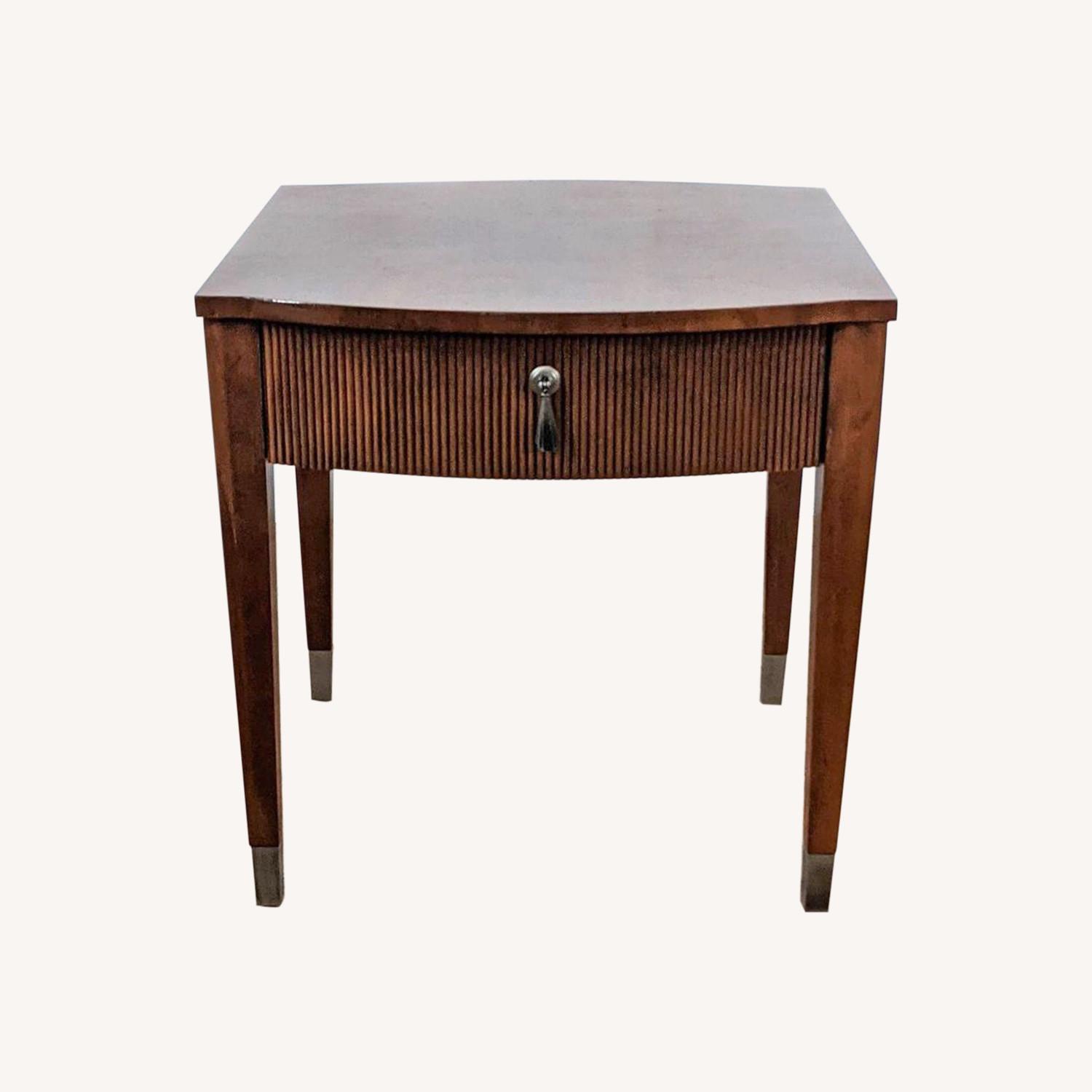 Ethan Allen Wooden End Table - image-0
