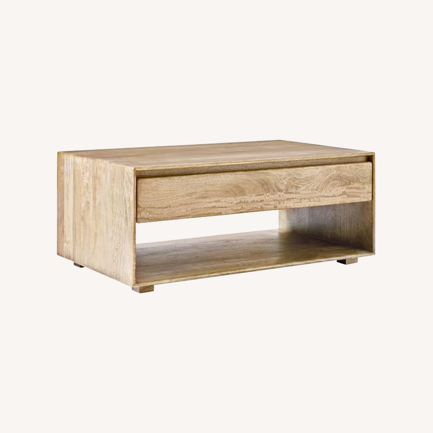 West Elm Anton 42 Inch Storage Coffee Table AptDeco