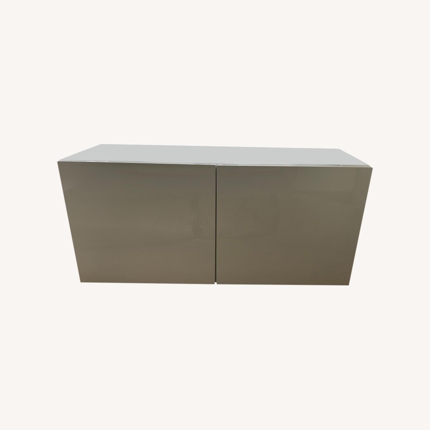 CB2 Fuel White Credenza AptDeco