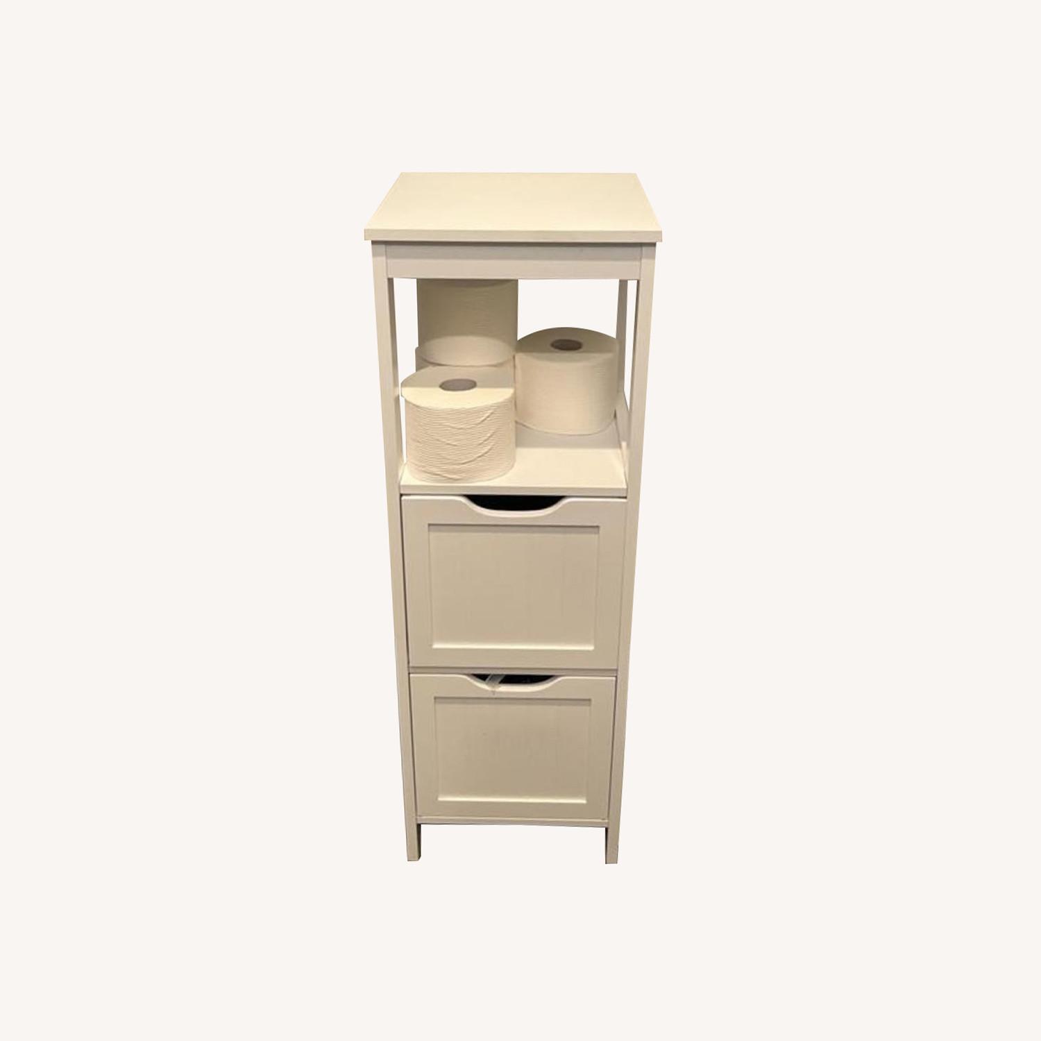 Wooden Storage Cabinet with 2 Drawers - image-0