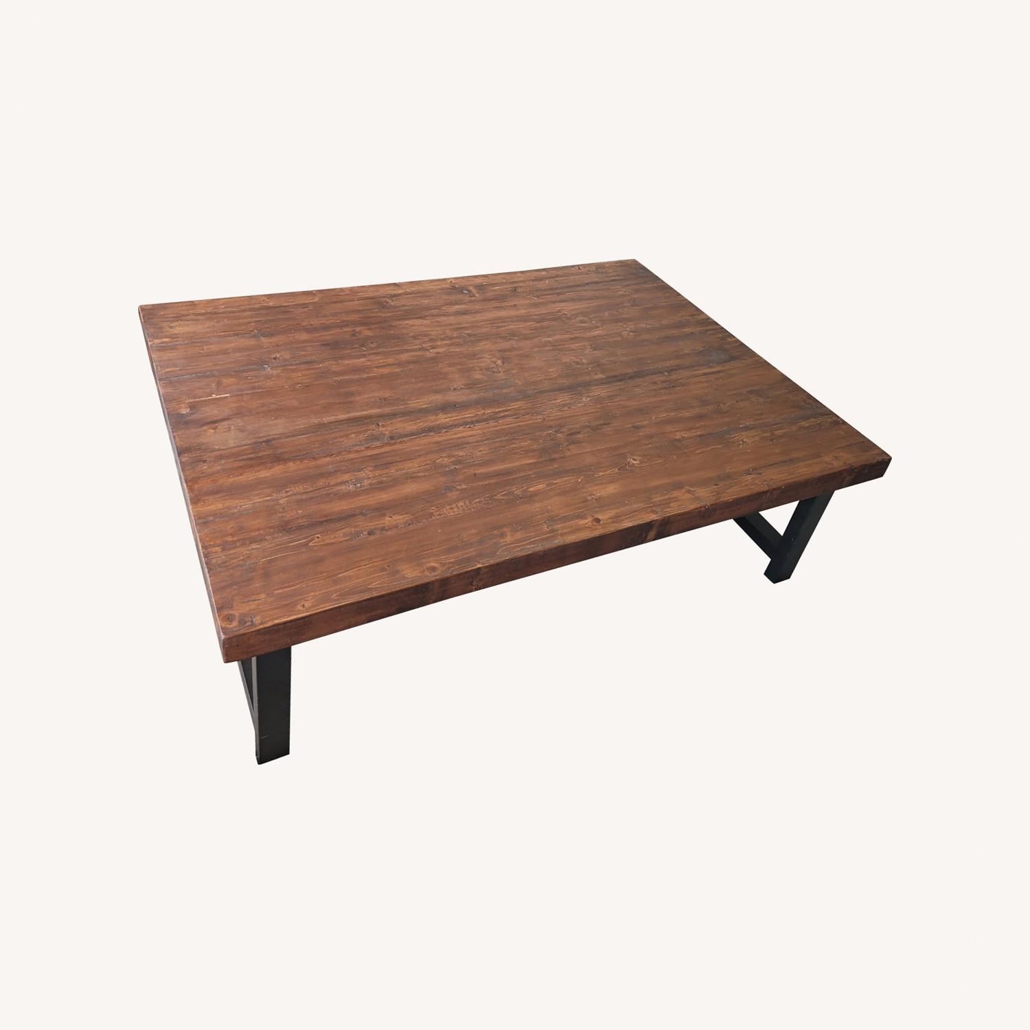 Pottery Barn Griffin Reclaimed Wood Coffee Table - image-0