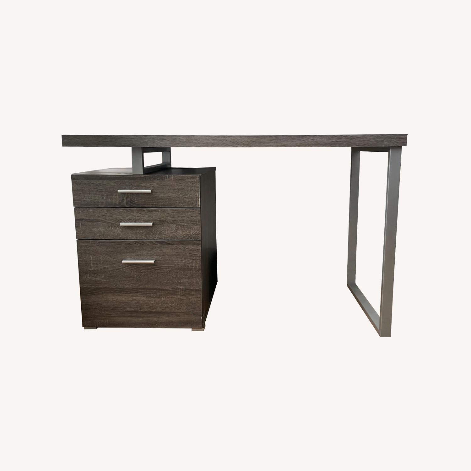 Wayfair Grey Work Desk AptDeco