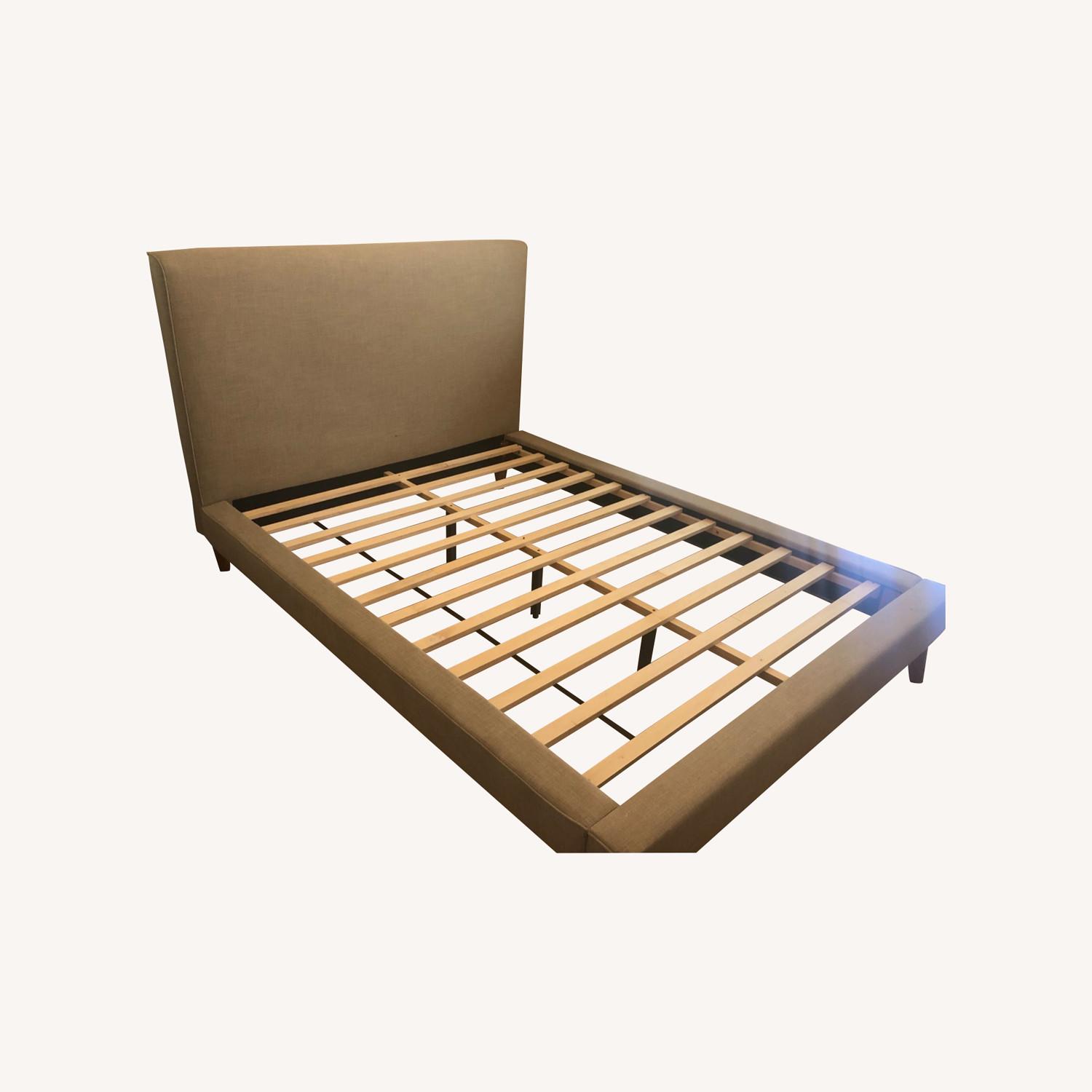 AllModern Upholstered Low Profile Platform Bed AptDeco