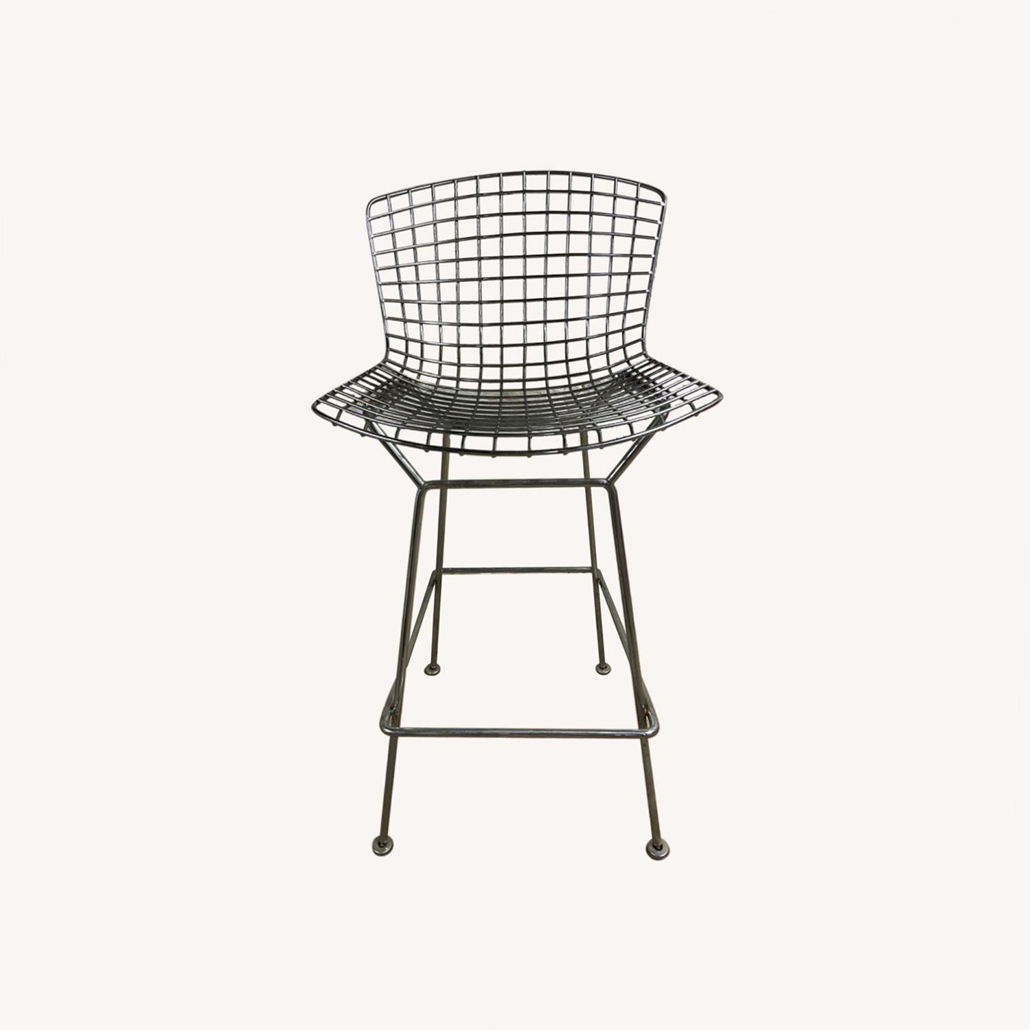 Knoll-Bertoia Stool-Silver - image-0