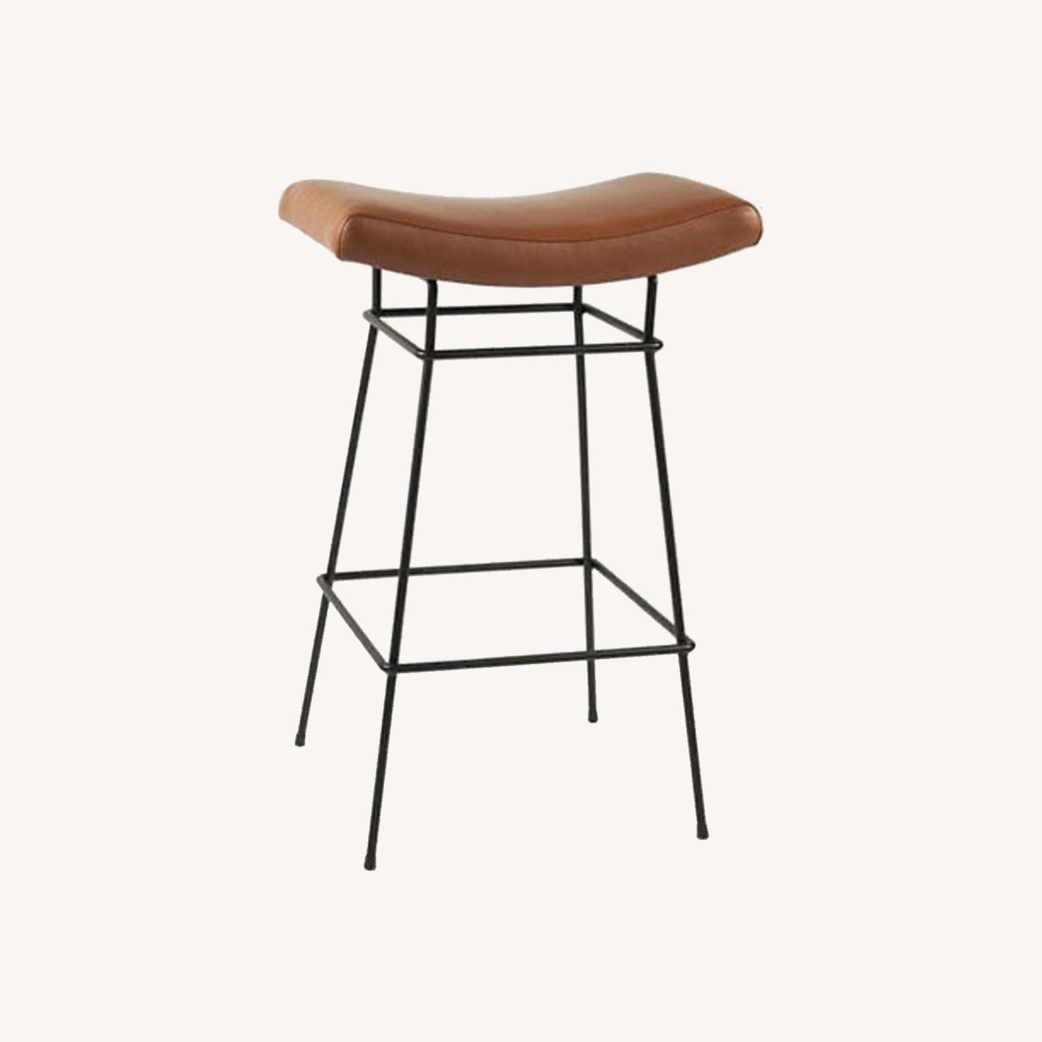 Design Within Reach Fernando Jaeger Leather Stools - image-0