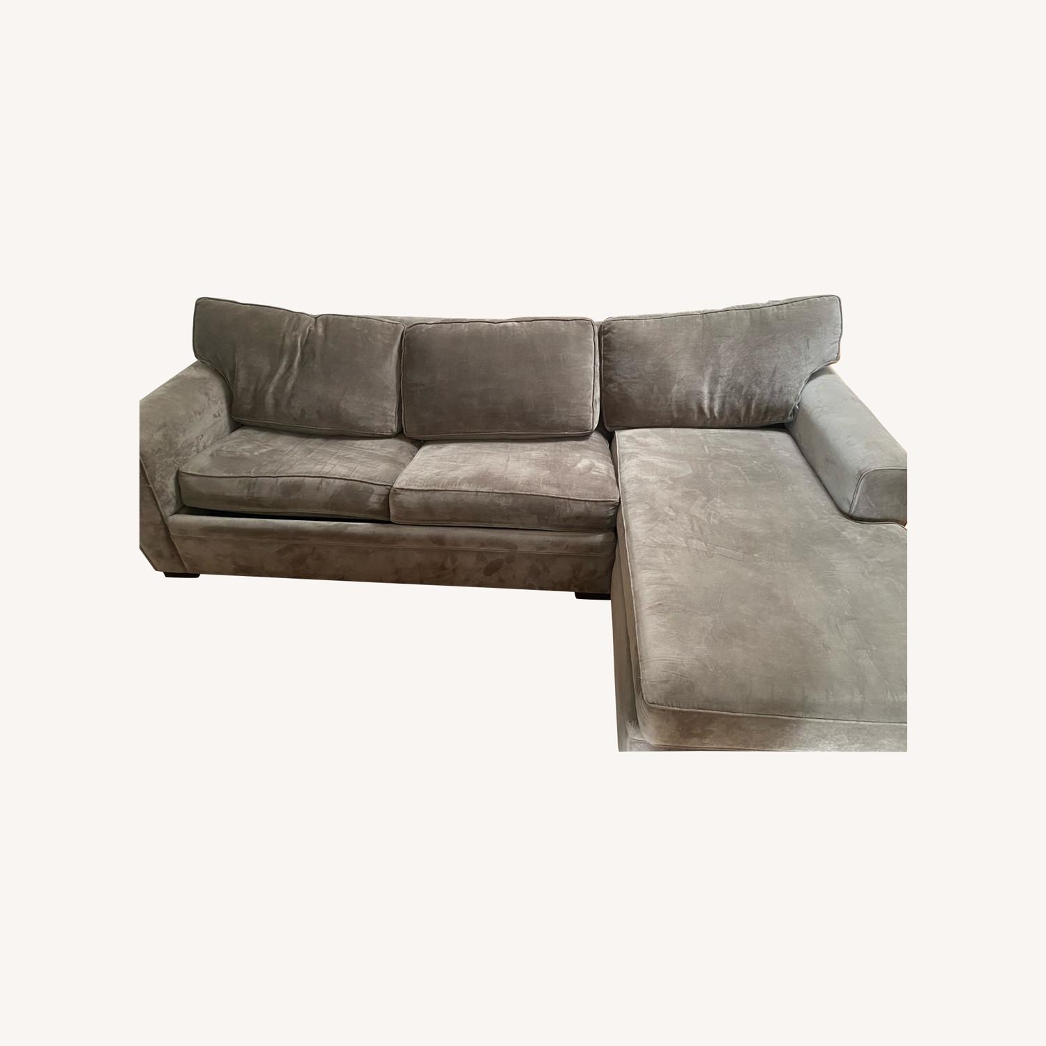 Raymour & Flanigan 2Piece Sectional Sleeper AptDeco