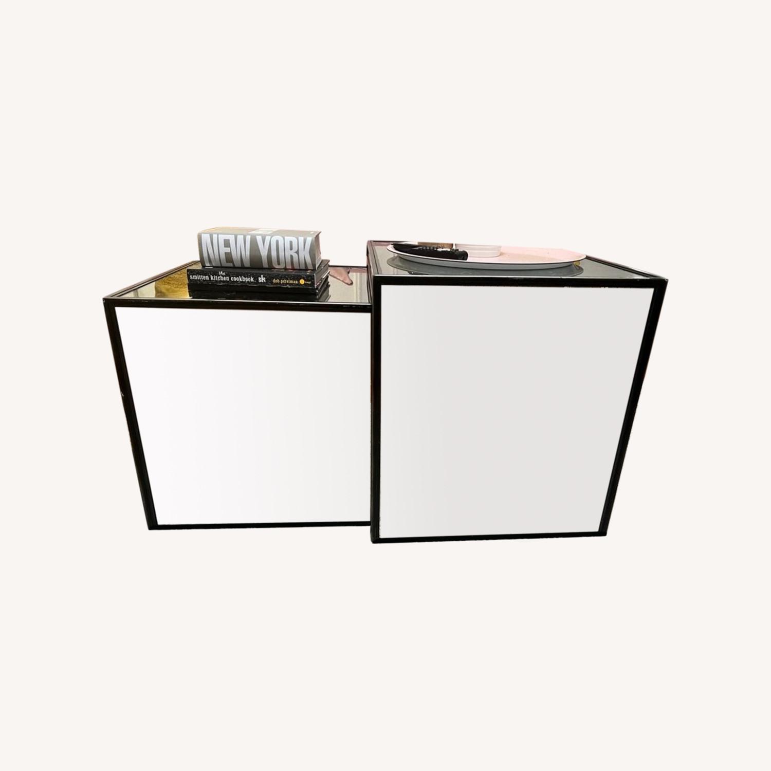 Restoration Hardware Mirrored Nesting Tables AptDeco