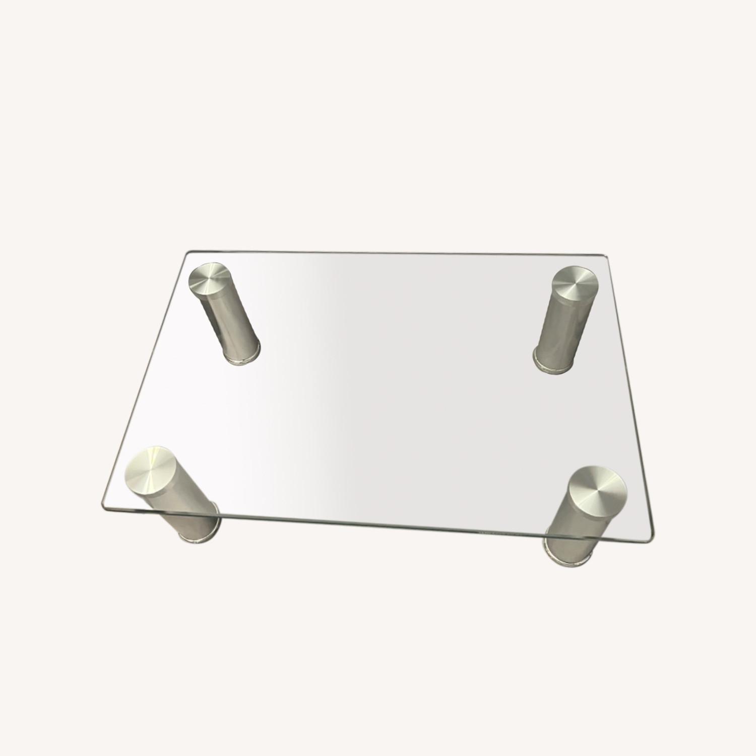 Pottery Barn Glass Small Shelf Decor AptDeco