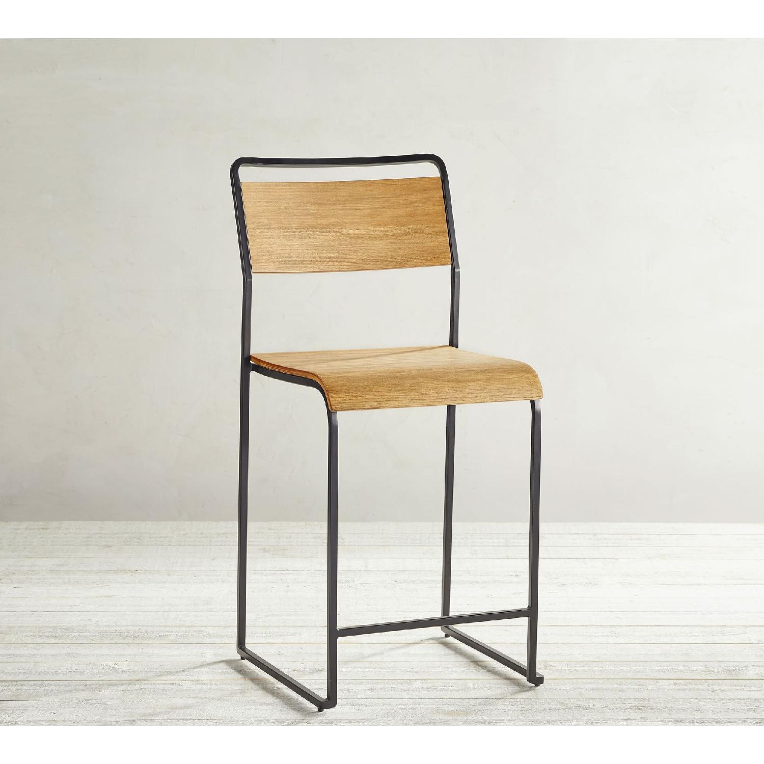 Pottery Barn Fallon Stacking Counter Stool - image-2