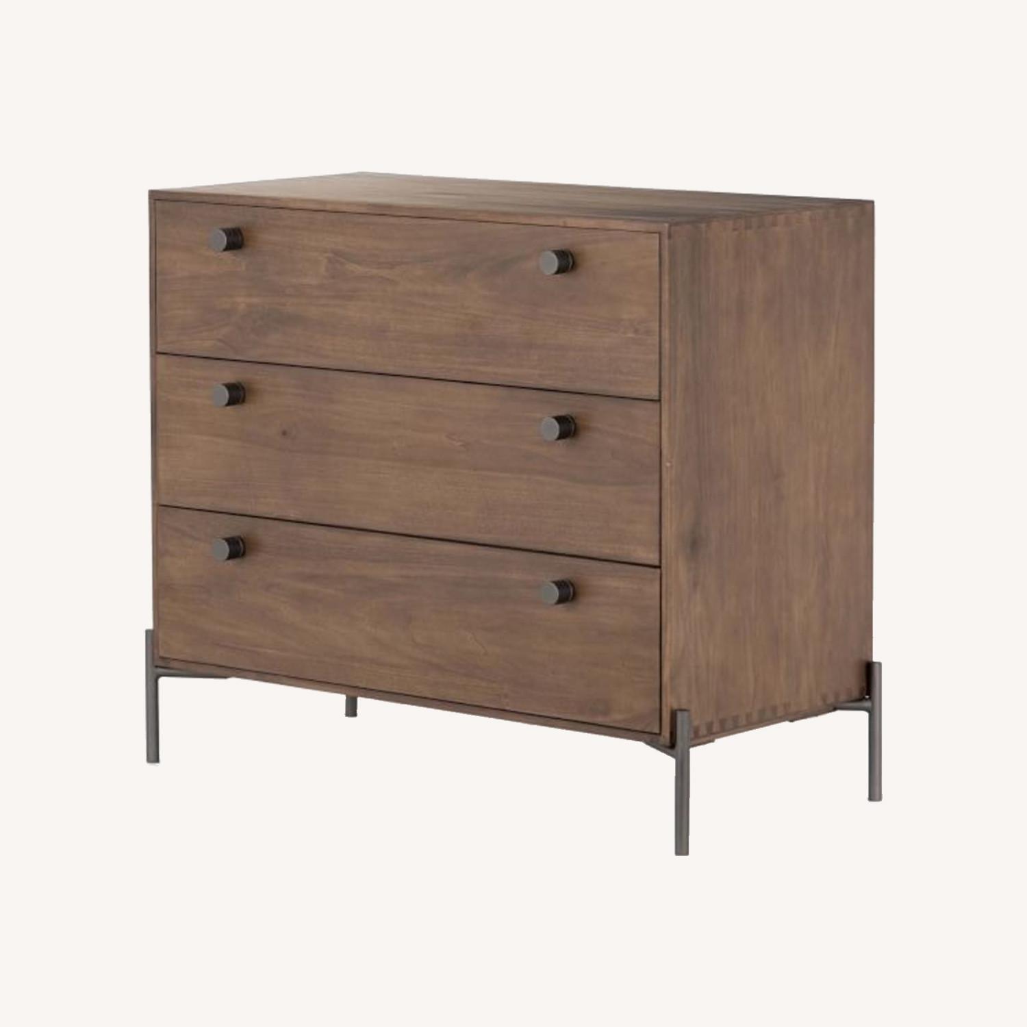 West Elm Iron & Wood 36" 3Drawer Dresser AptDeco