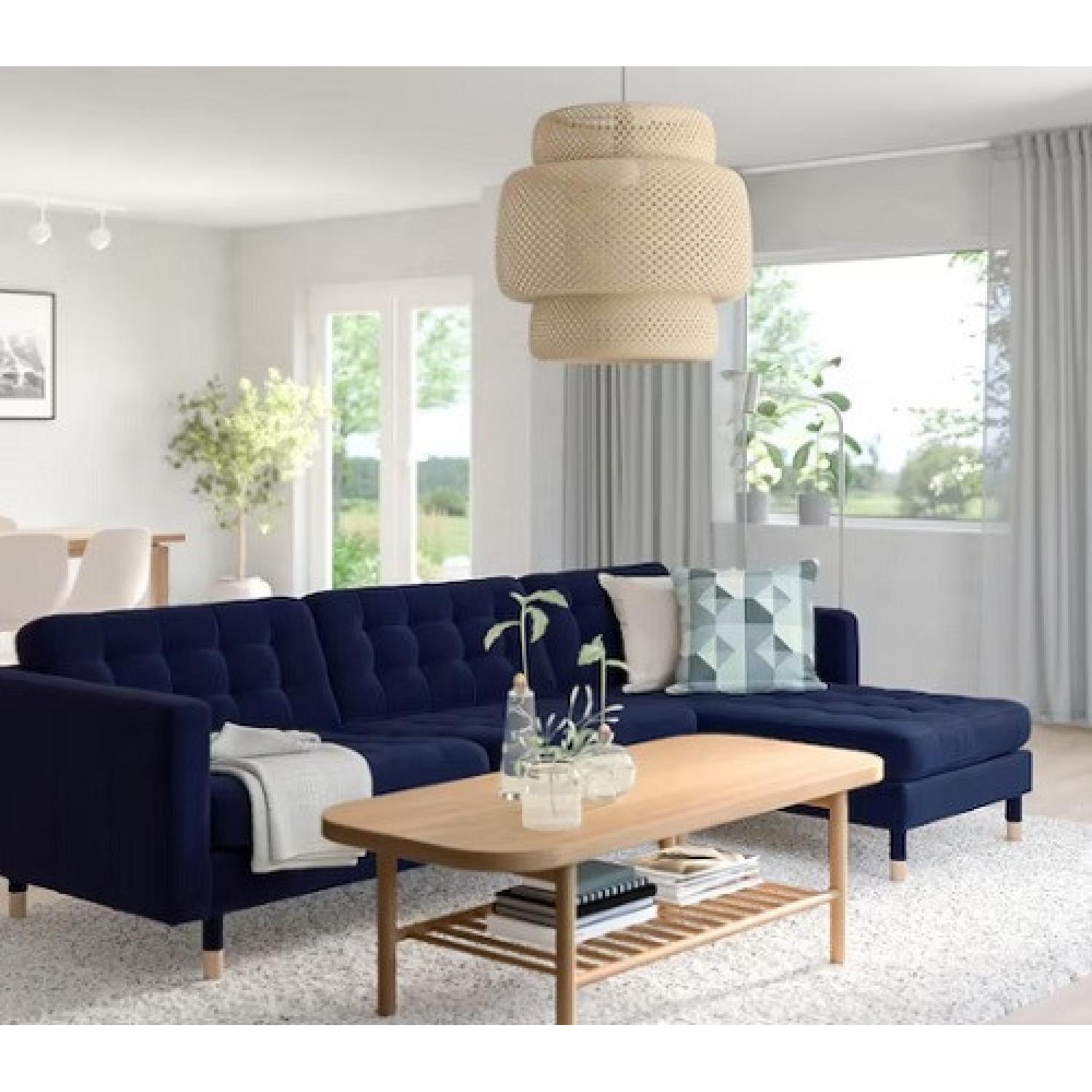 IKEA Blue Sectional Sofa - image-6
