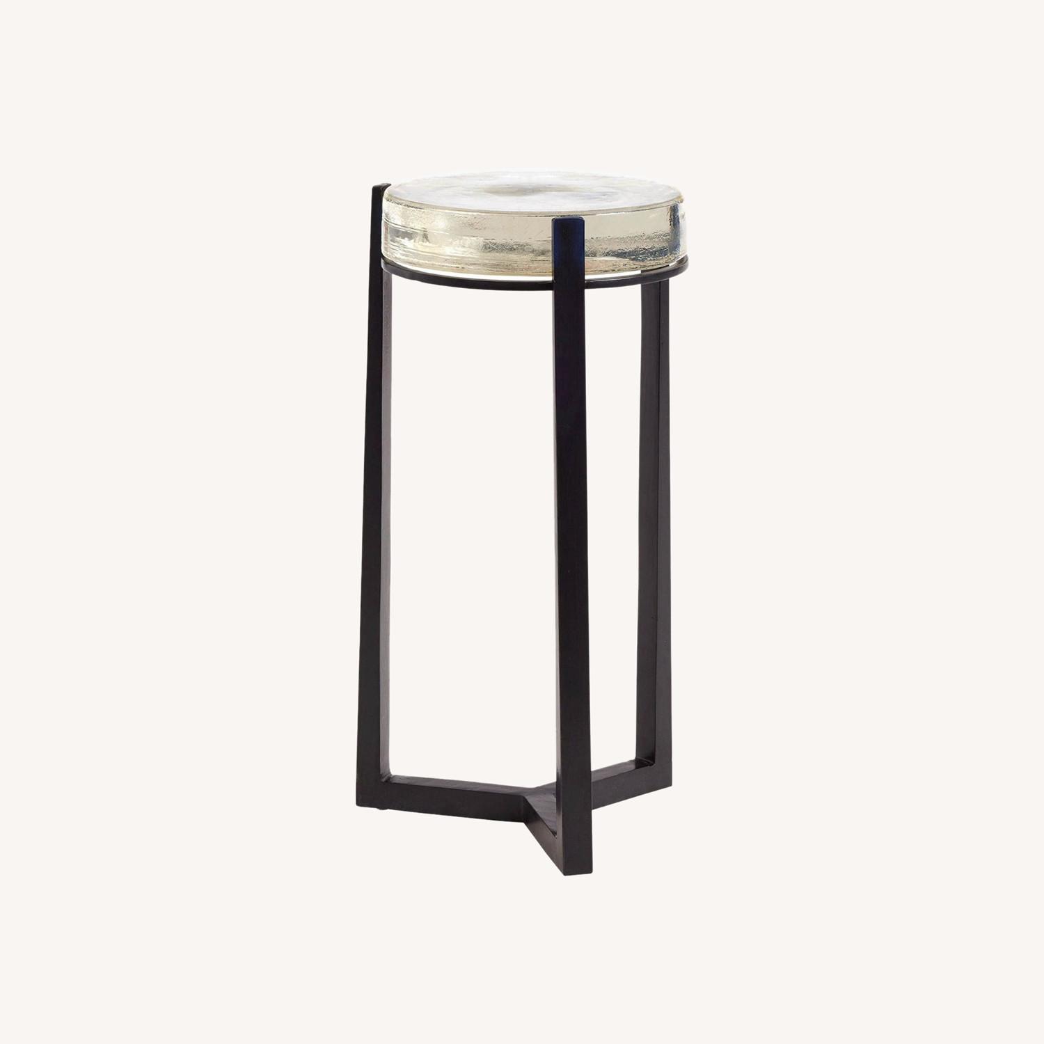 Pottery Barn Cori 10" Round Accent Table - AptDeco
