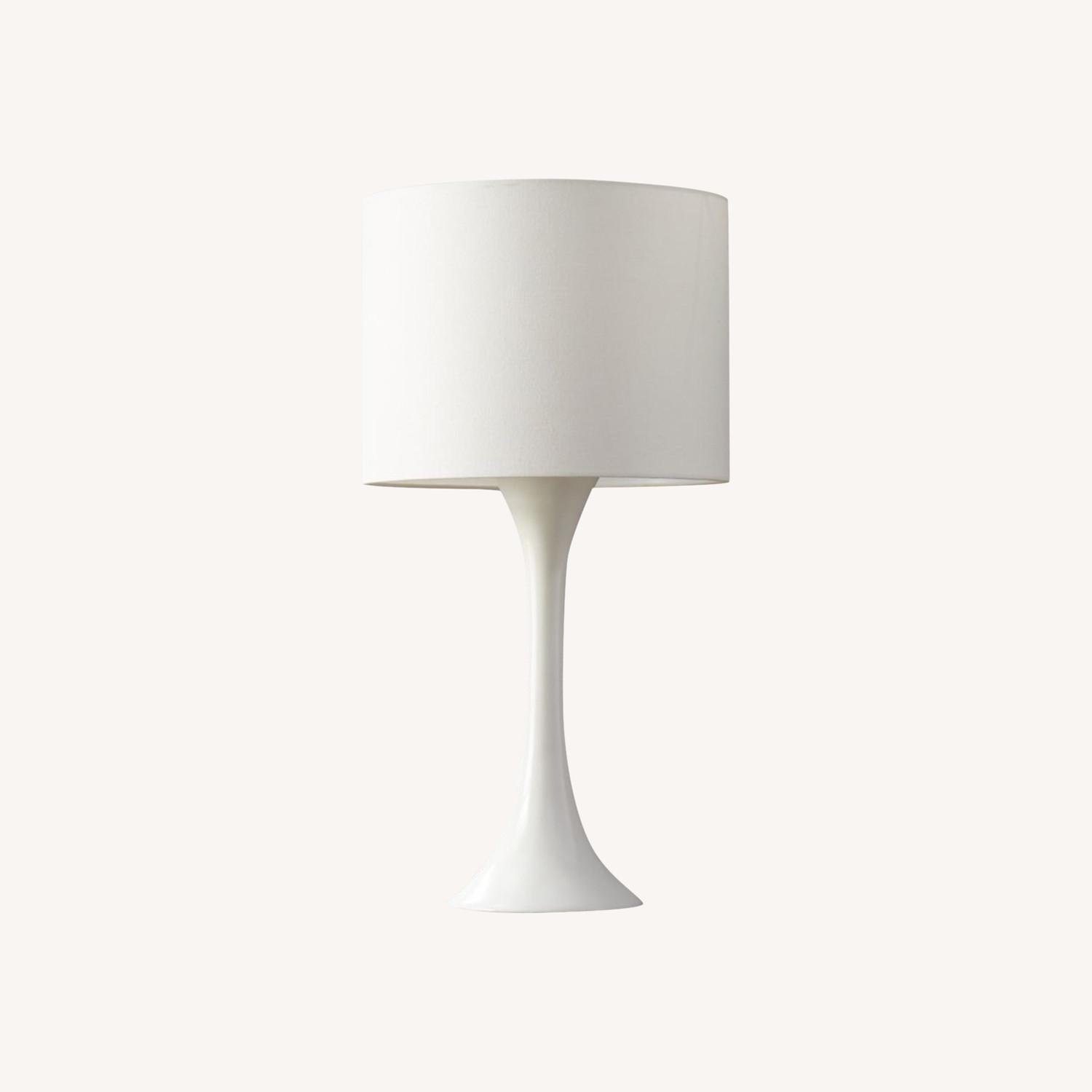 CB2 Ada II White Table Lamps - Set of 2 - image-0