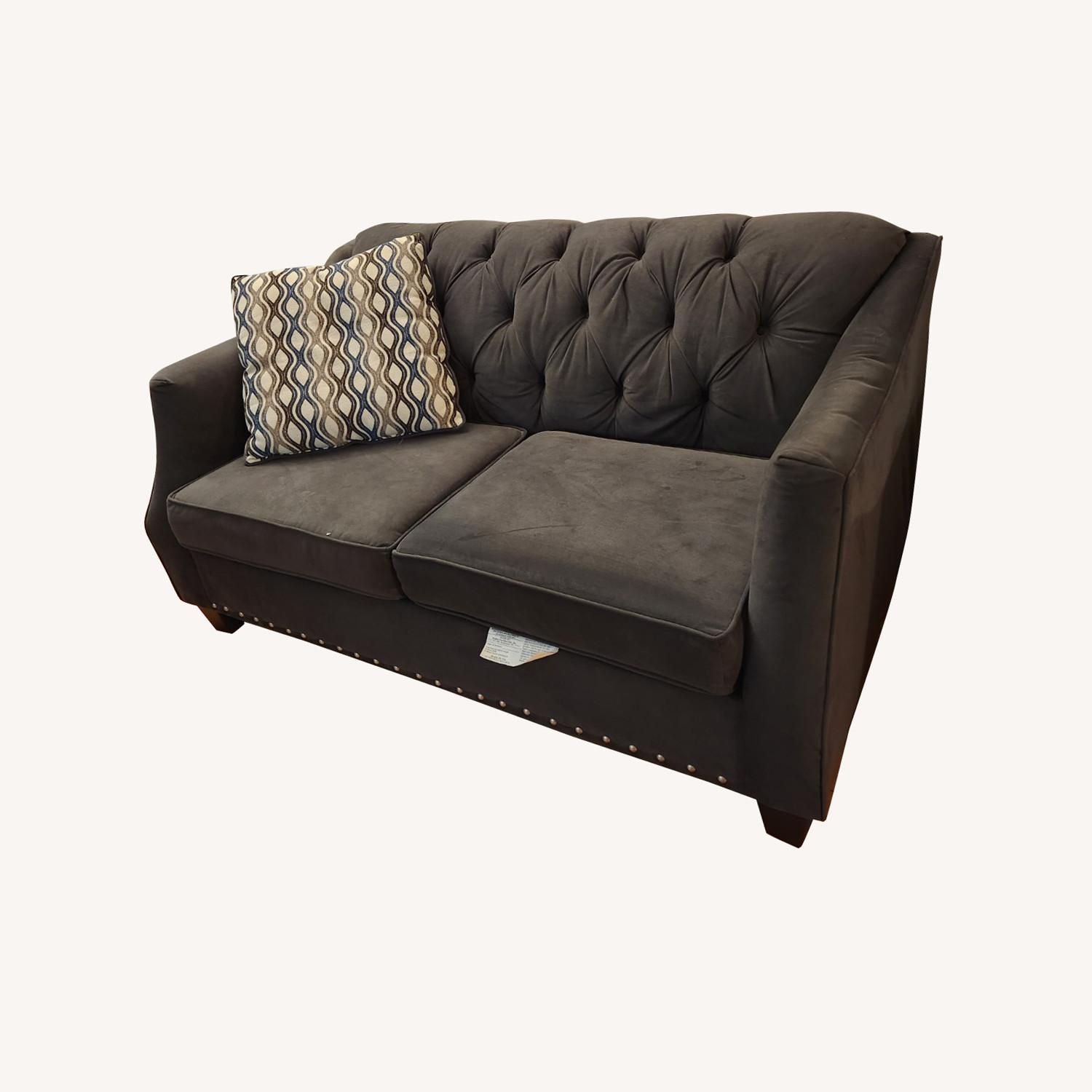 Bob's Discount Marley Grey Loveseat AptDeco