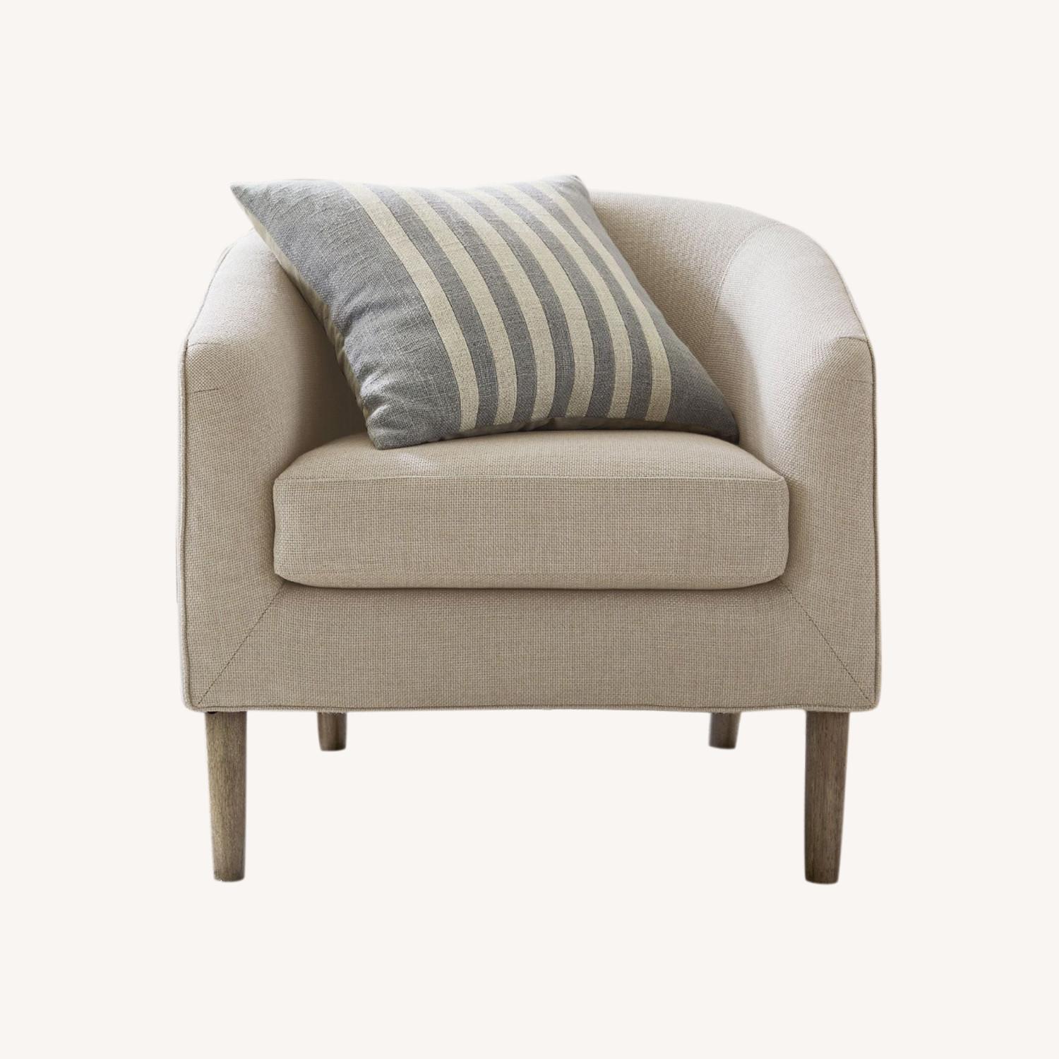 Pottery Barn Dolores Upholstered Armchair - image-0