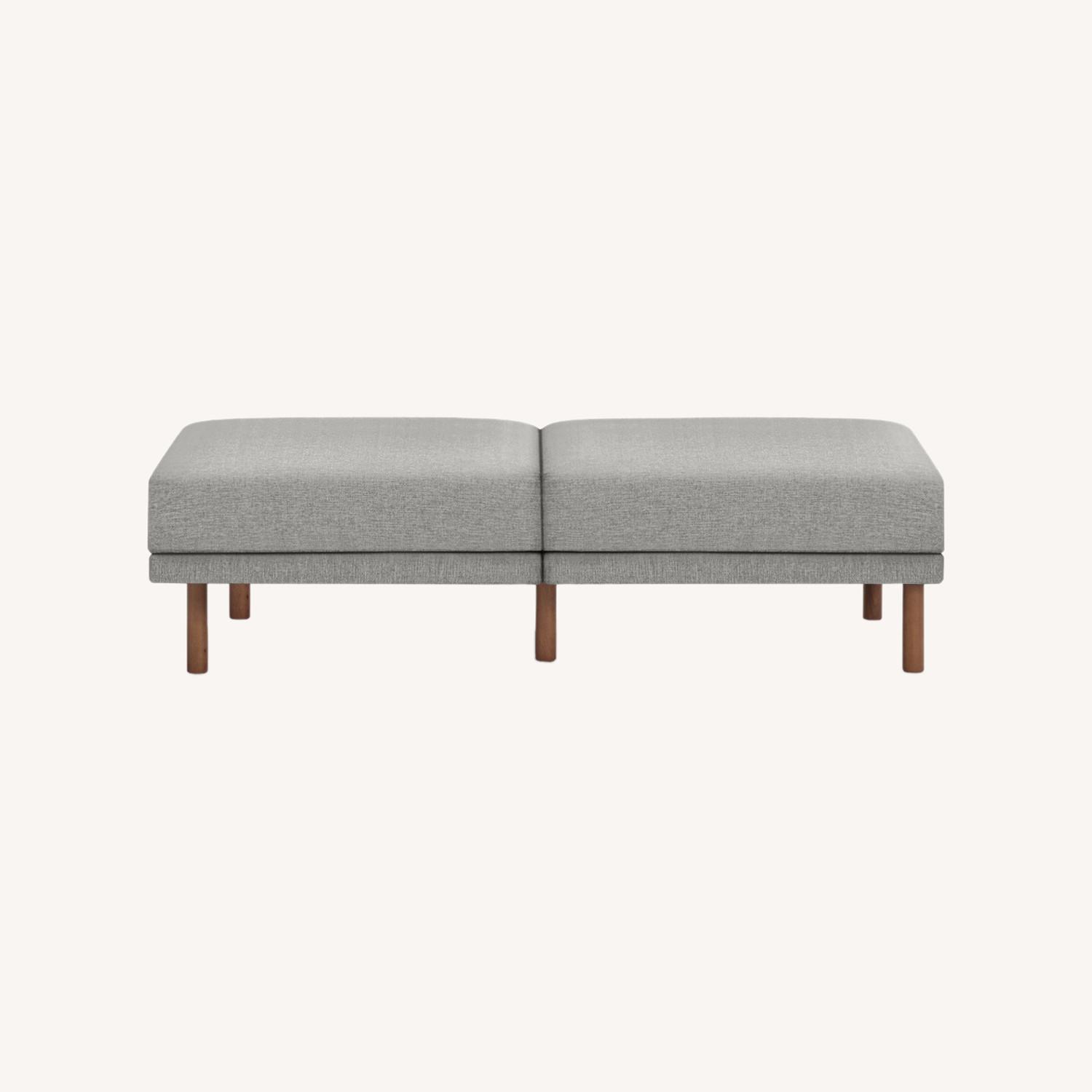 Burrow The Range 2Piece Bench in Stone Gray AptDeco