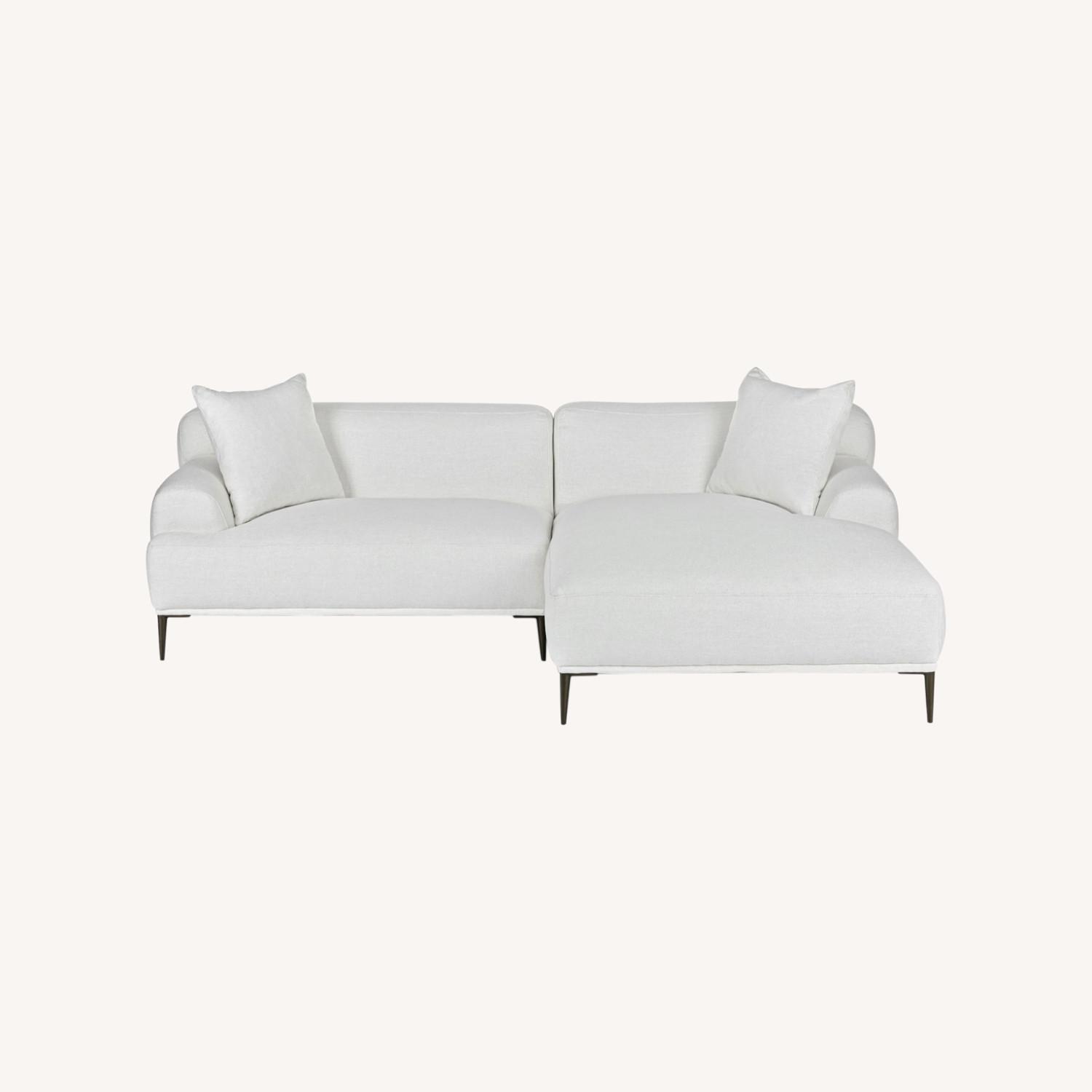 Article Abisko Quartz White Right Sectional - image-0